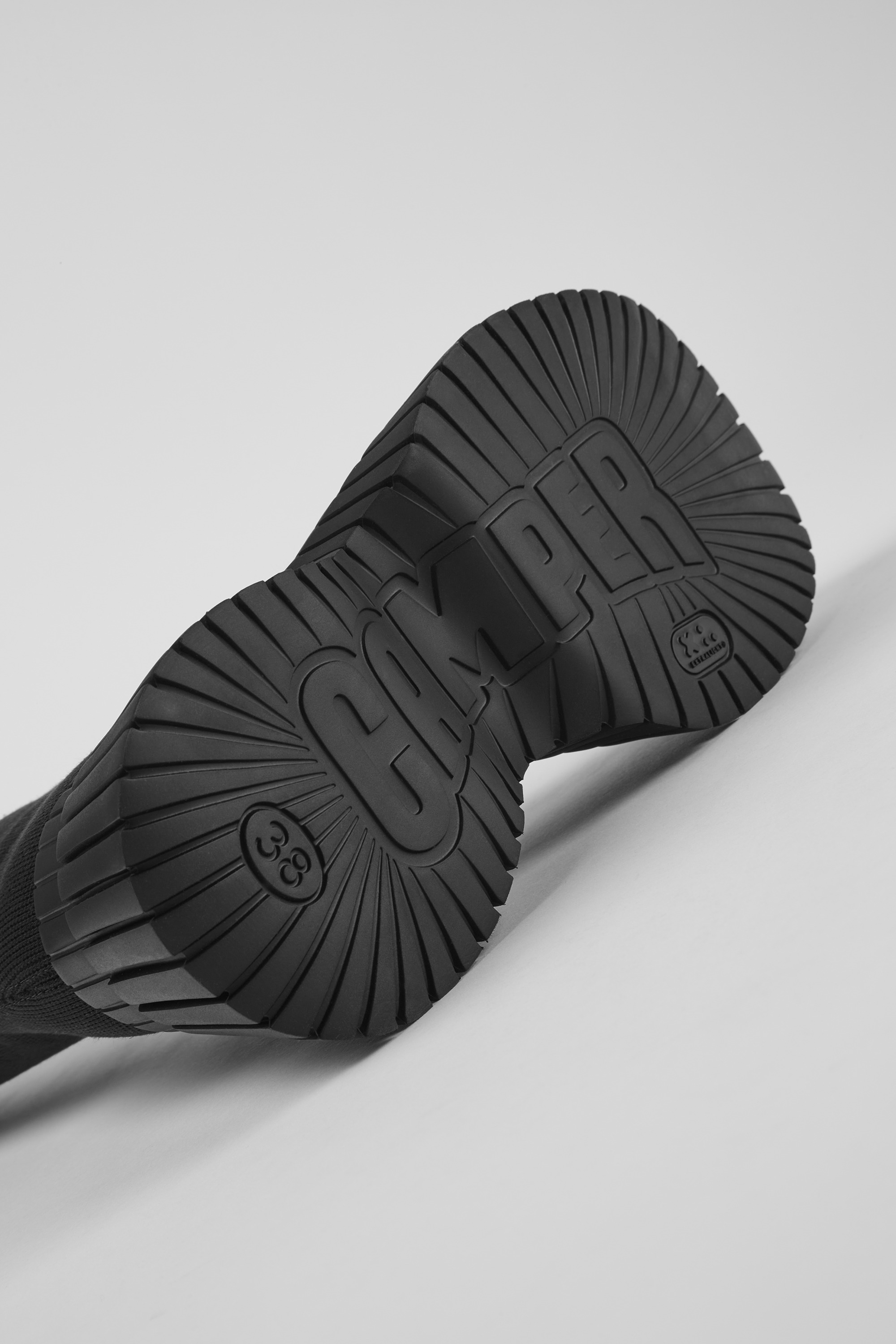 BCN - Black textile boots for women