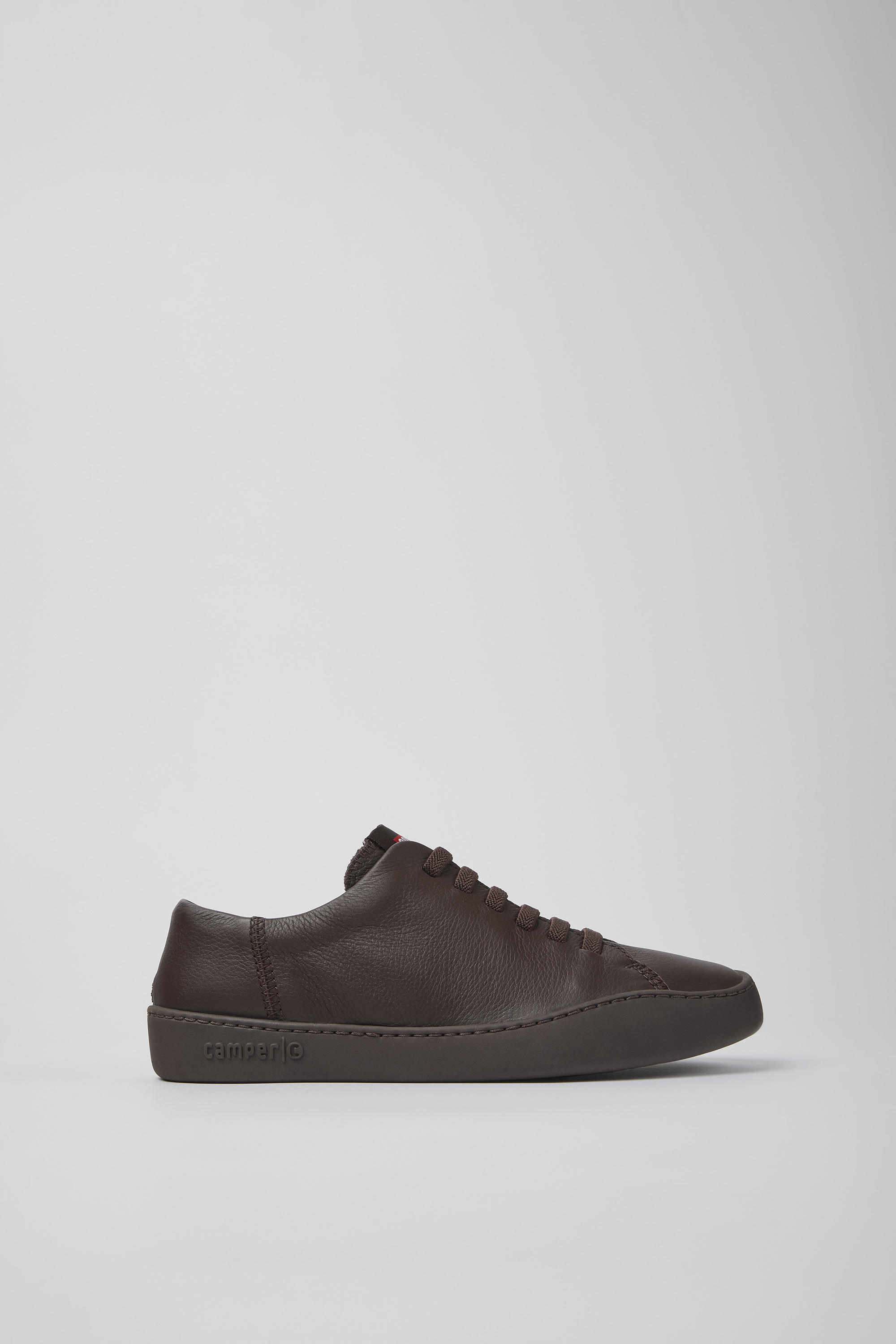 Peu Touring - Burgundy leather sneakers for women