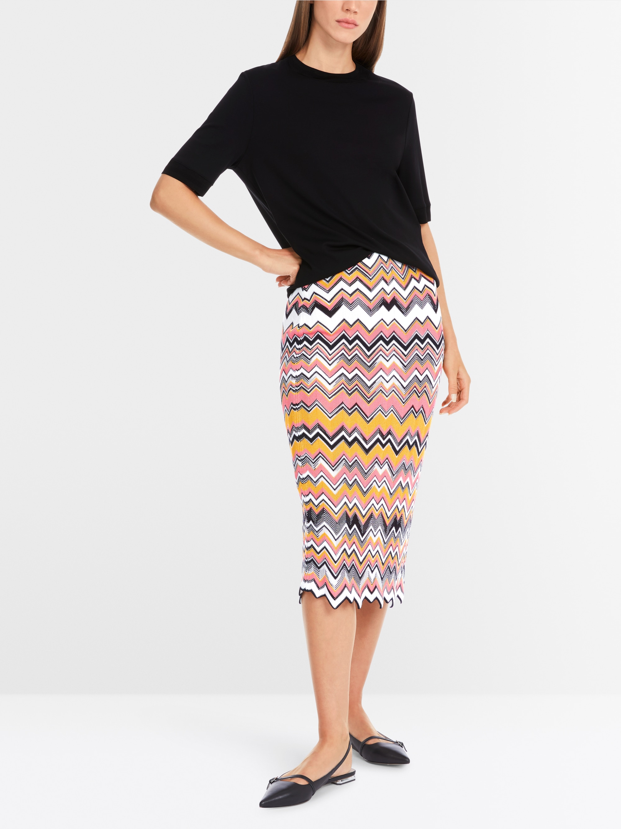 Marc-Cain T-shirt made from firm cotton jersey