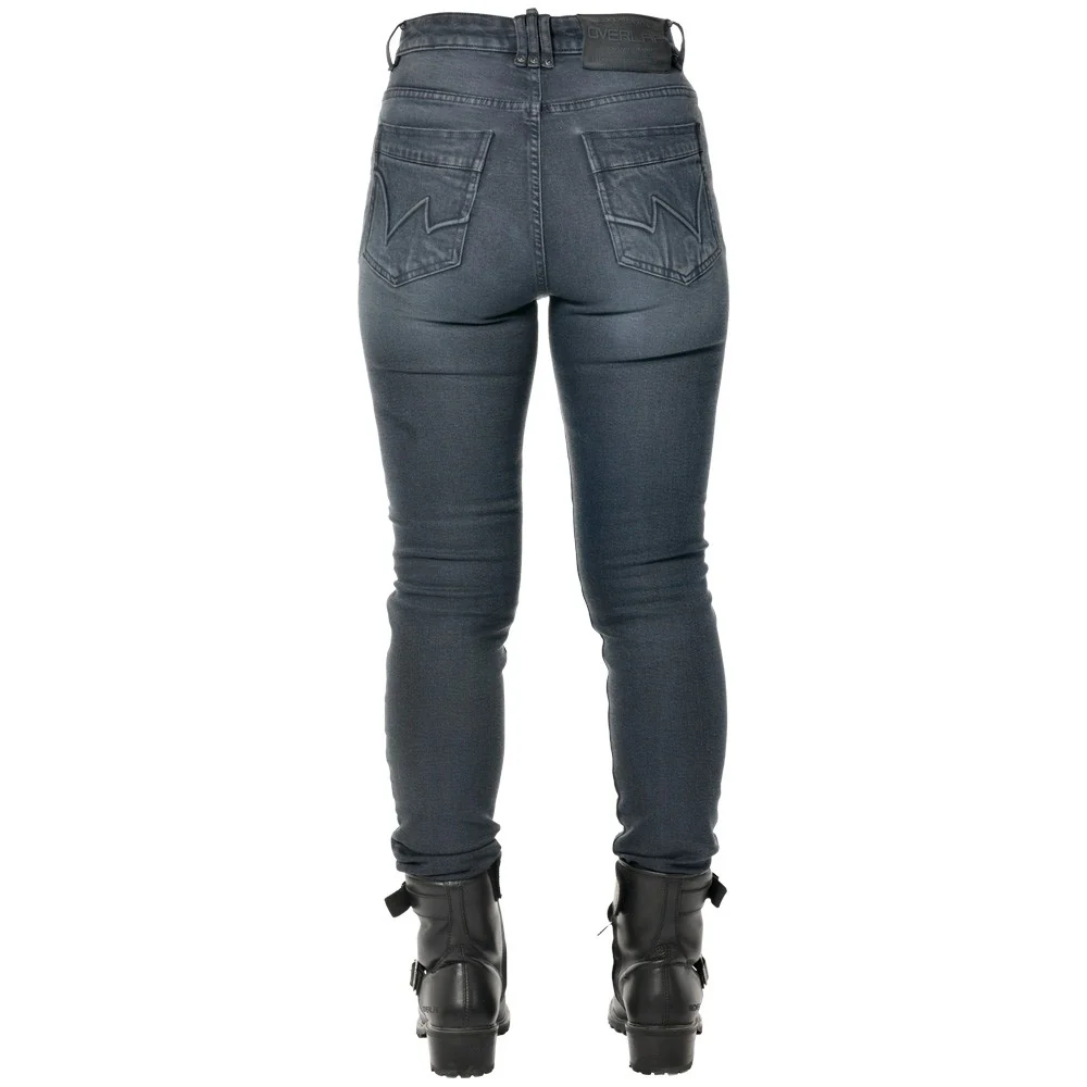 PANTALON VAQUERO OVERLAP KARA AZUL / NEGRO