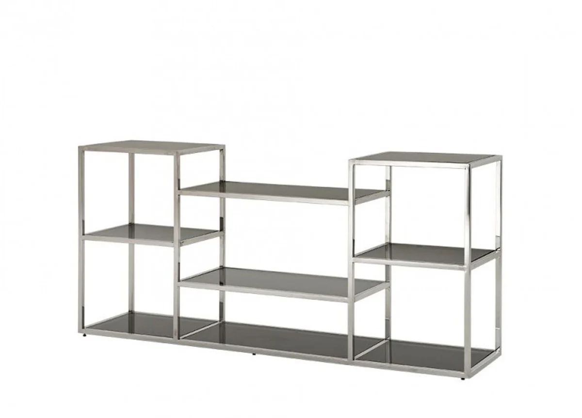 Casa Padrino luxury console table with smoke glass 160 x 38 x H. 75 cm - Luxury Console Table