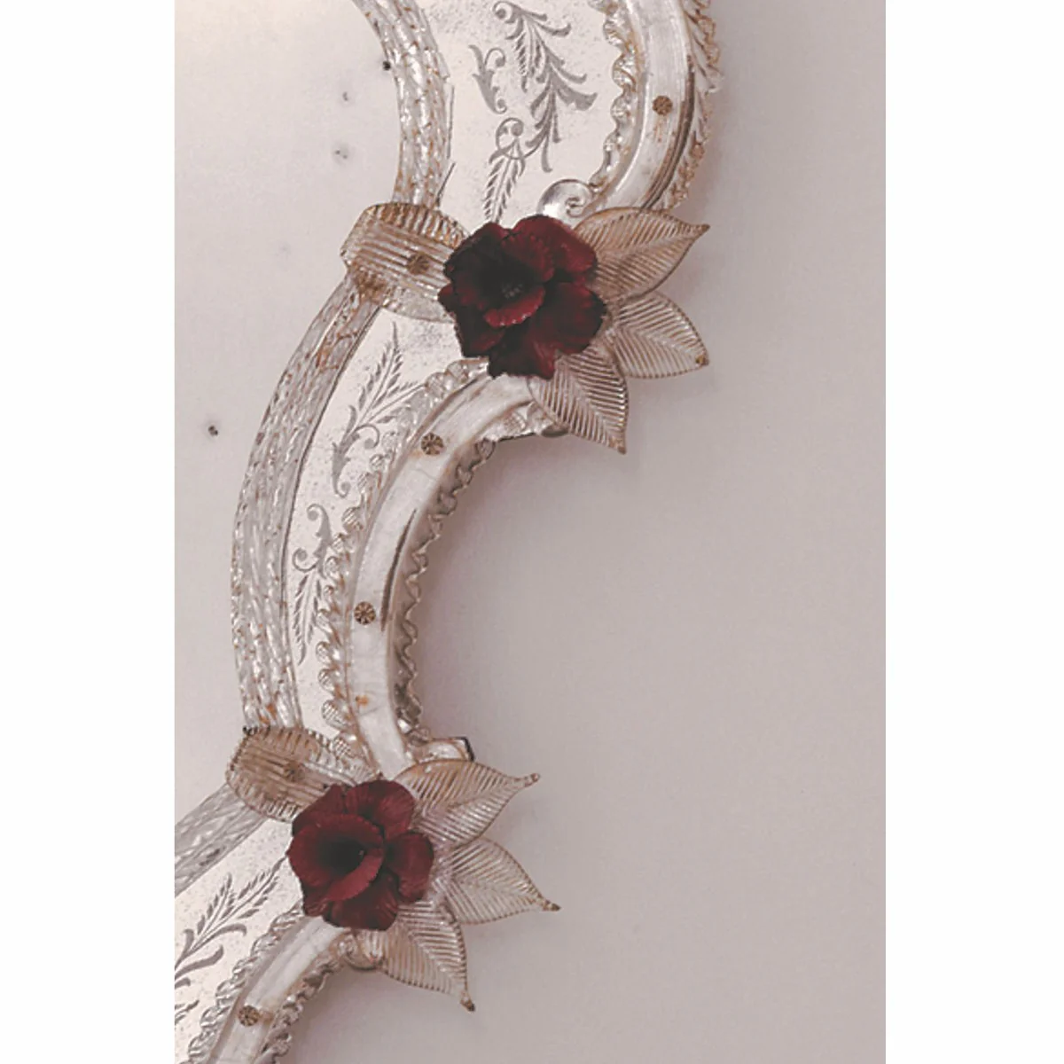 Casa Padrino espejo barroco de lujo rojo - Magn¨ªfico espejo de pared de estilo veneciano - Muebles de castillo - Muebles barrocos - Muebles de lujo estilo barroco - Hecho en Italia