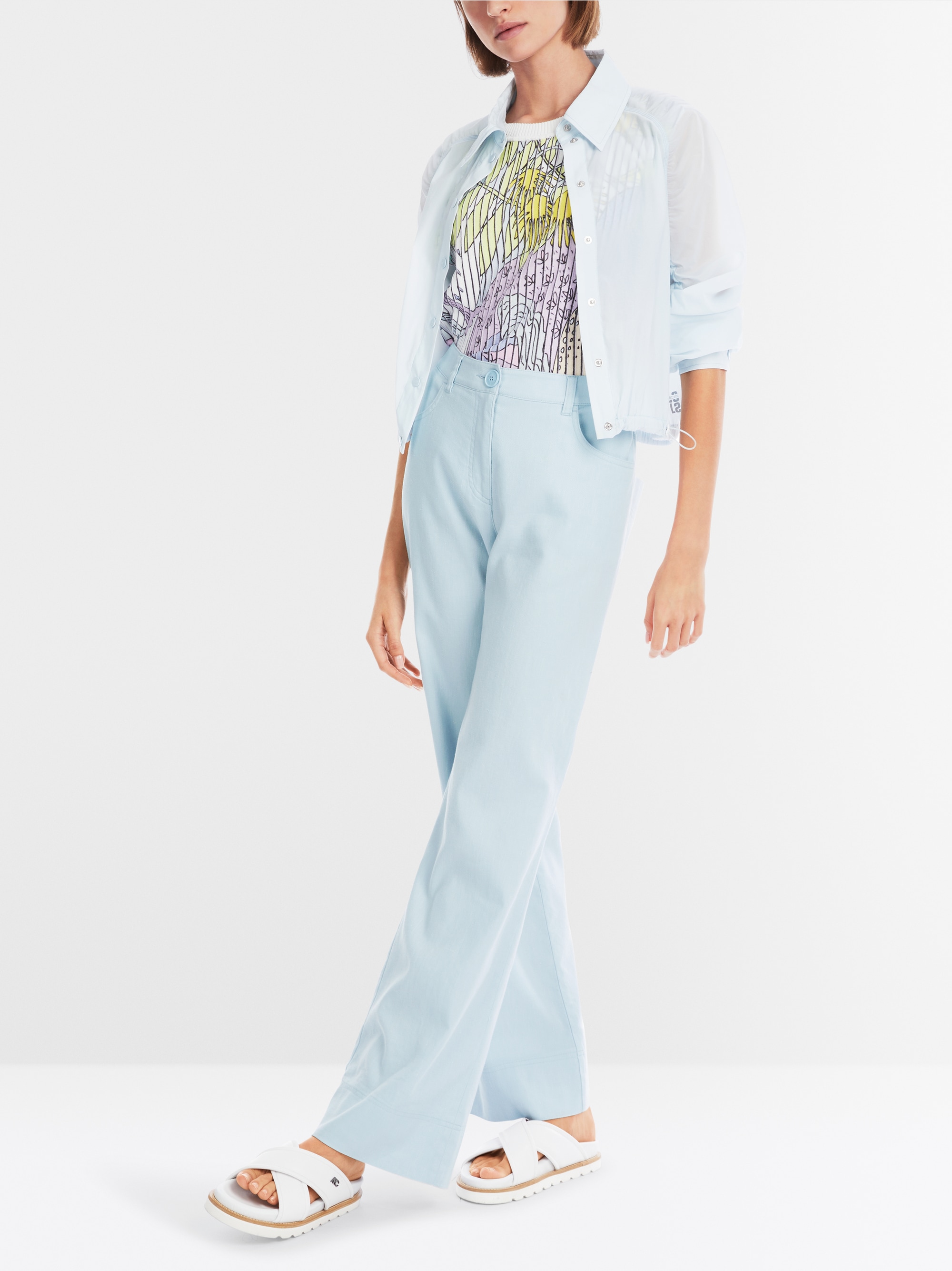 Marc-Cain FAID linen blend tousers