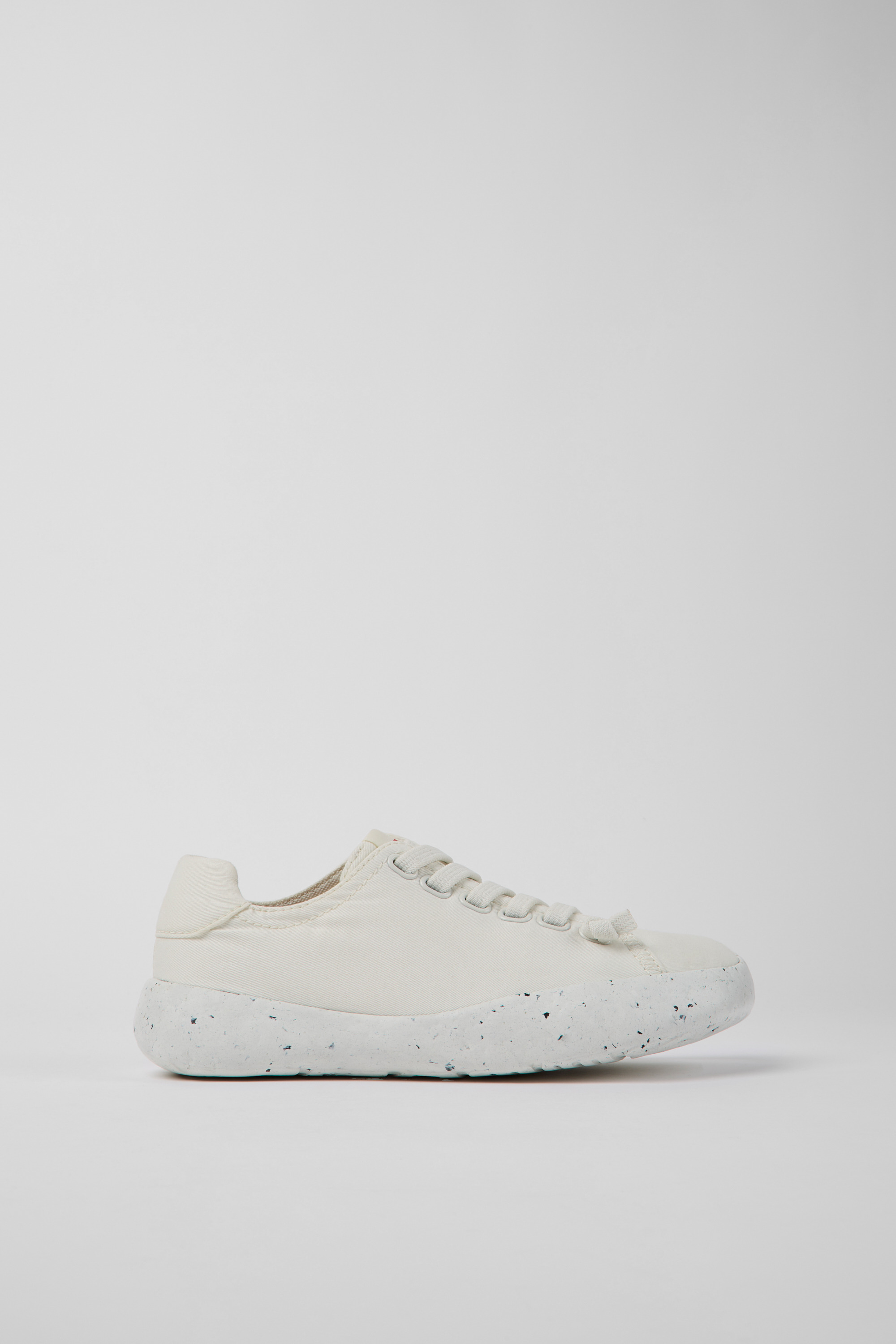 Peu Stadium - White textile sneakers for women