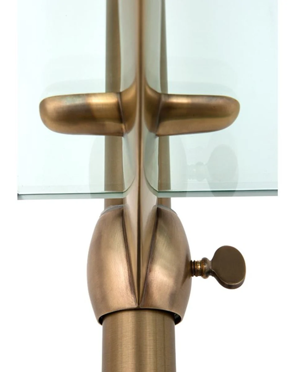 Casa Padrino dise?ador de doble pared estante de lat¨®n antiguo 220 x 41 x H. 240 cm - muebles de sala de lujo