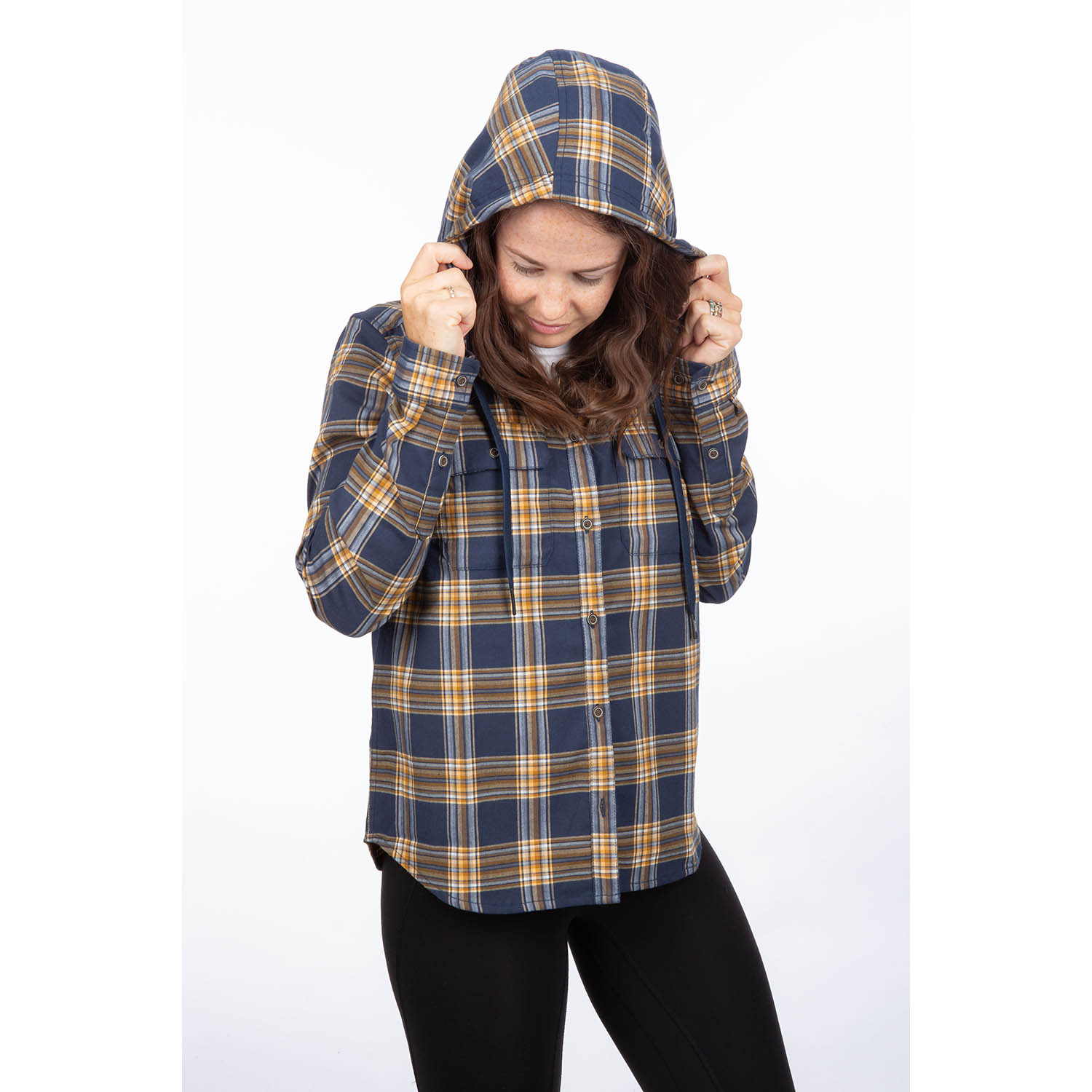 Ginny Mountain Midweight Stretch Flannel Hoodie