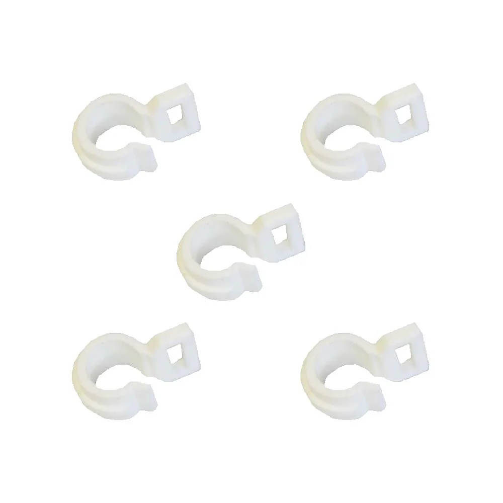 Pack de 5 Ganchos Interiores Hosa PVC blanco