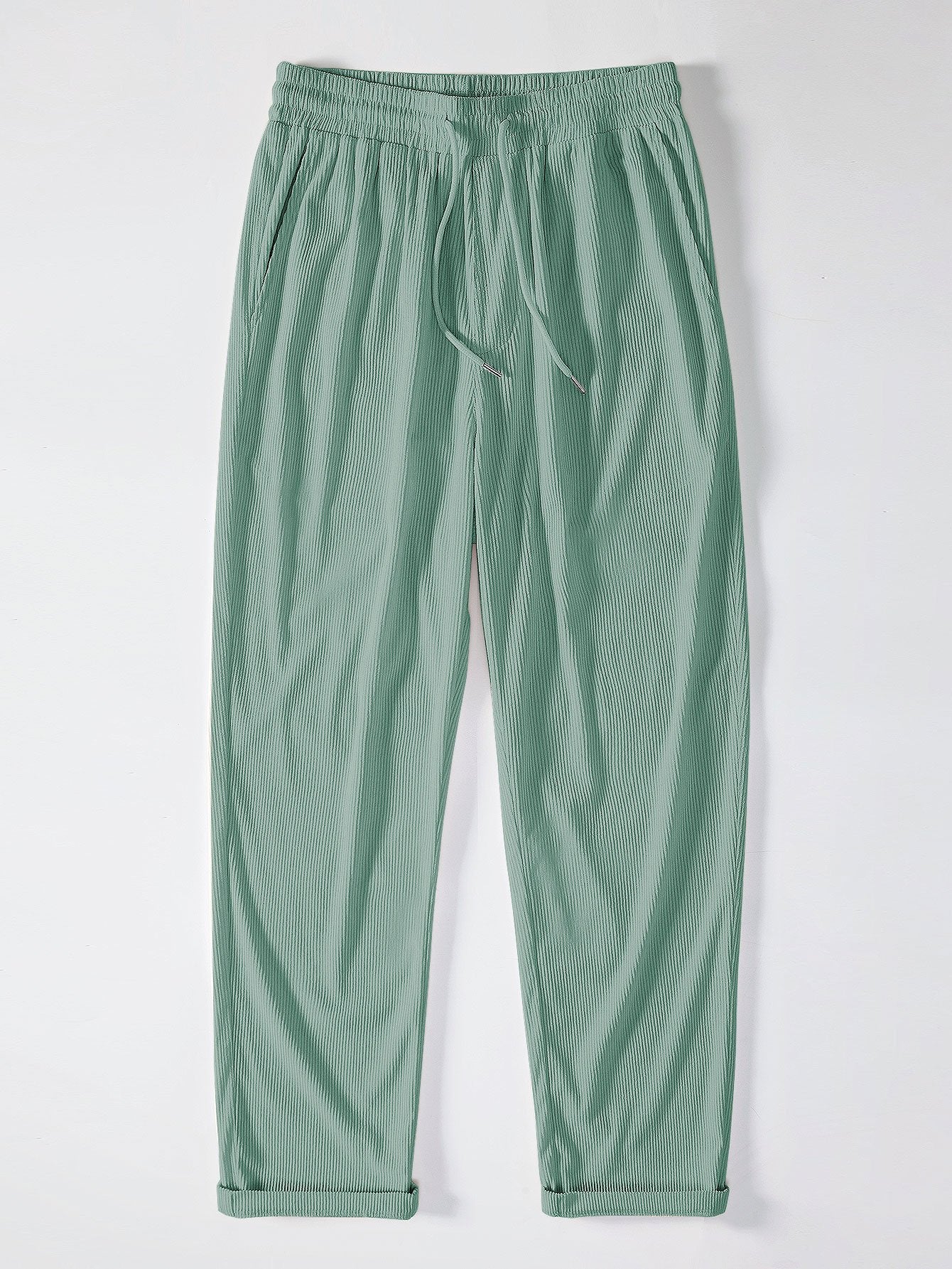 Straight Leg Corduroy Pants