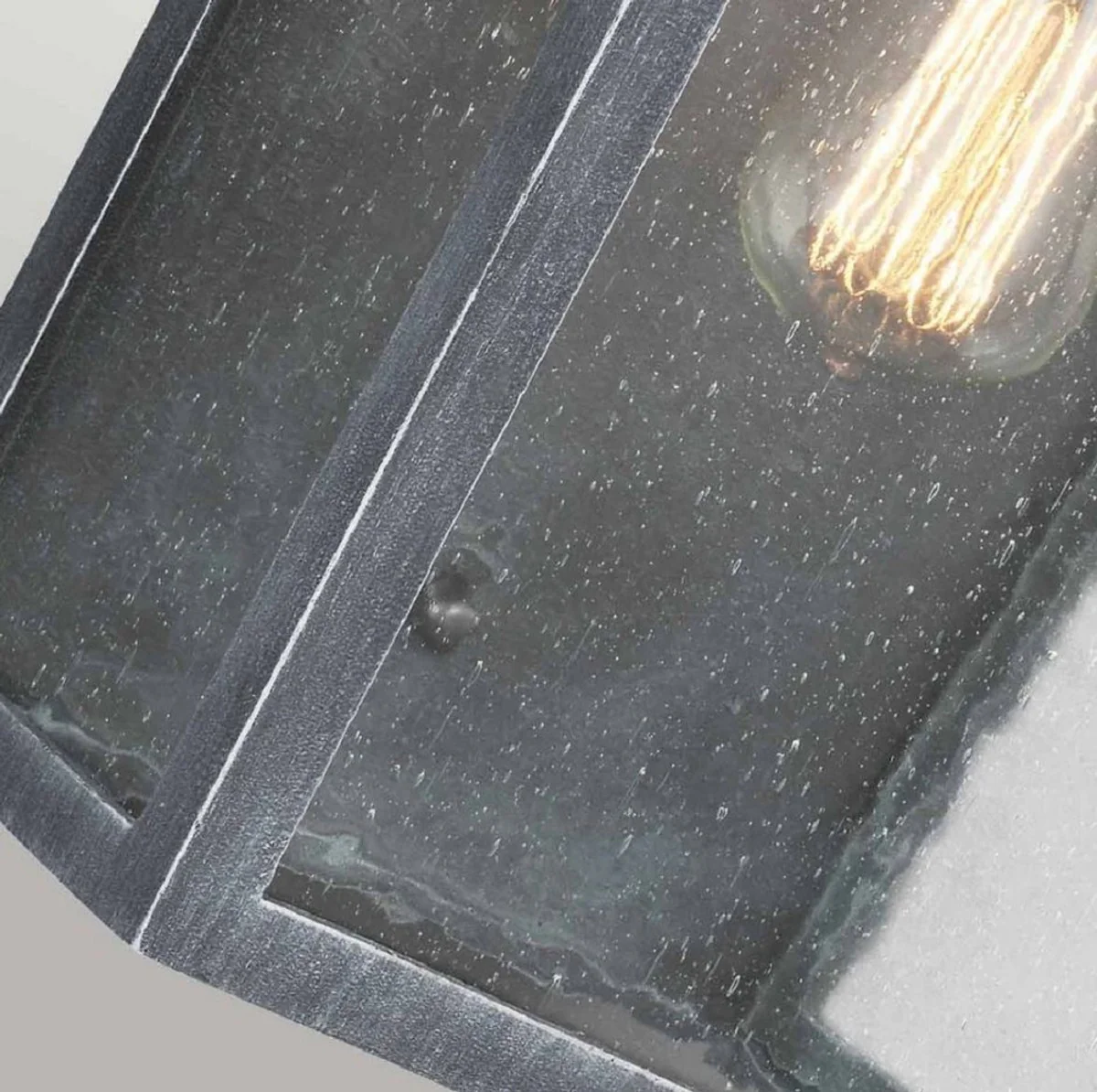 Casa Padrino l¨¢mpara de pared de exterior de lujo negro A. 41,3 cm - Iluminaci¨®n exterior de lujo