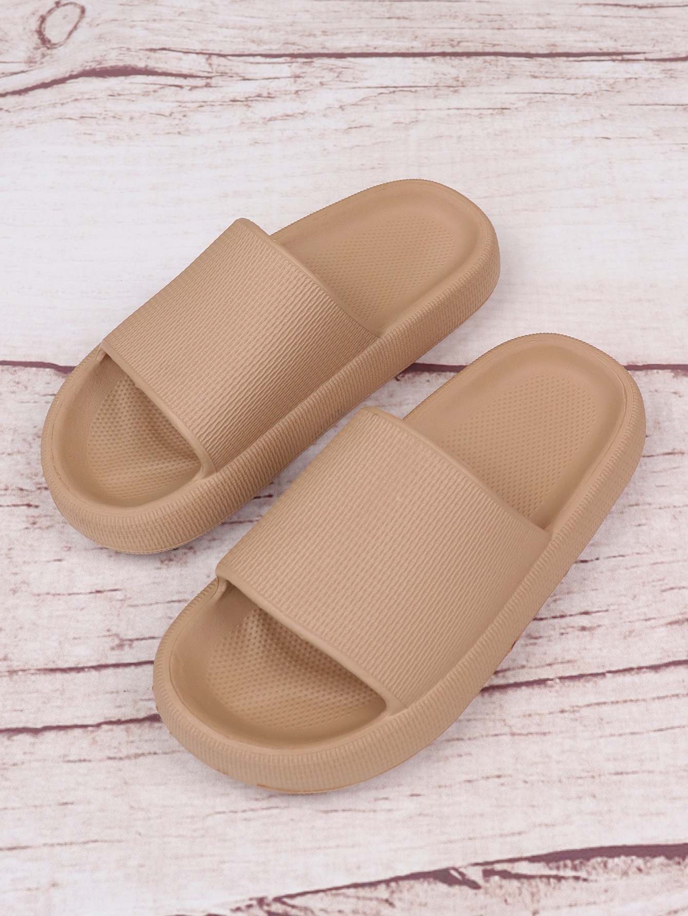 Women Slides Minimalist Single Band Slides