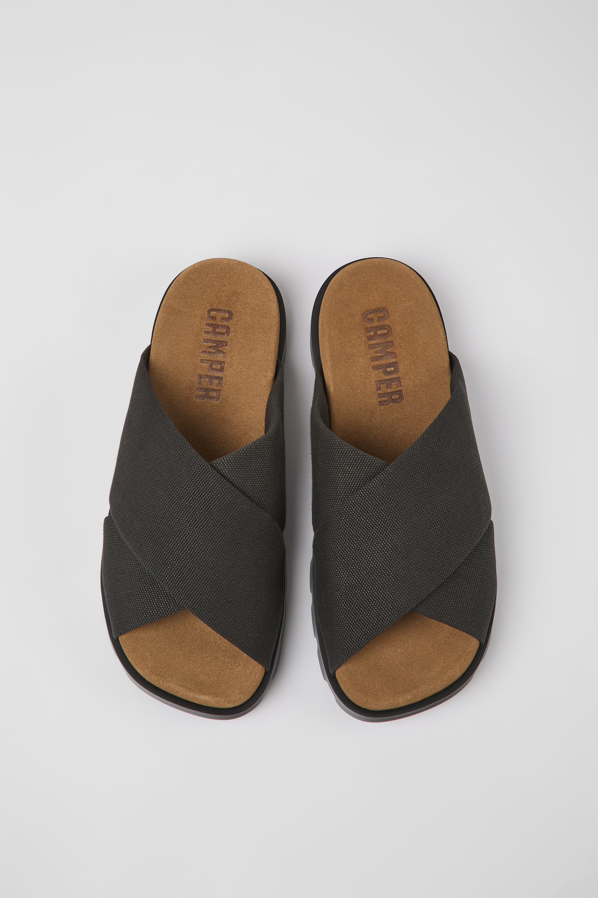 Brutus Sandal - Gray recycled cotton sandals for men
