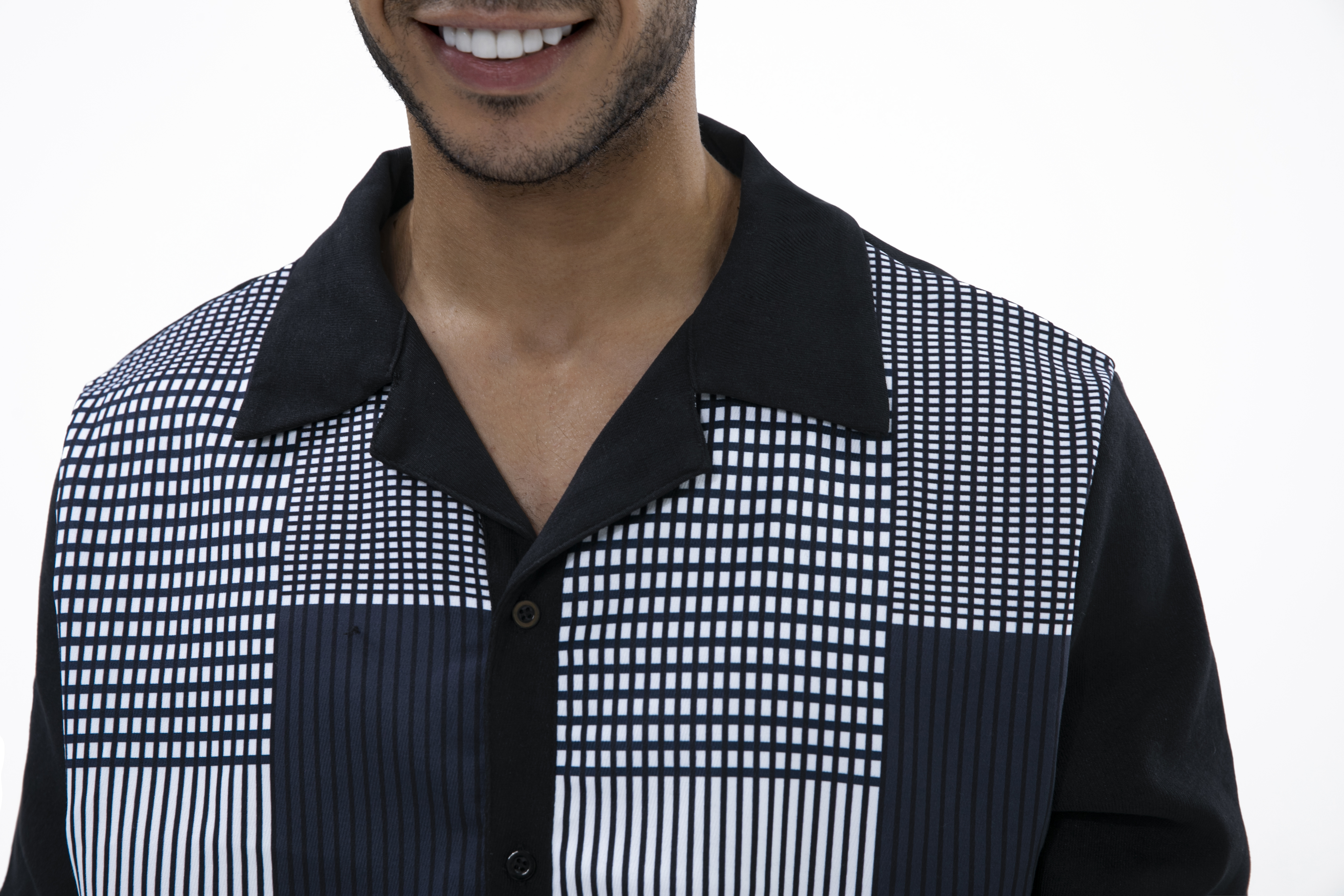 Suitmens Autumn black line two-piece walking suit