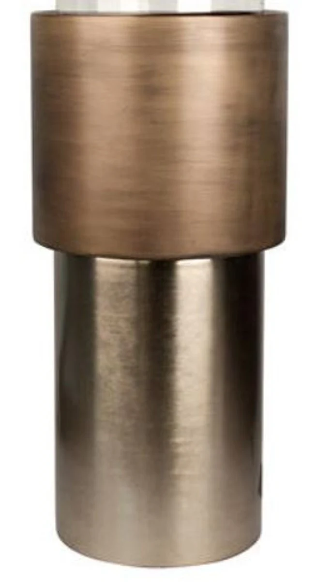 Casa Padrino porta velas / portacandelitas de lujo bronce Ø 35 x H. 99 cm - Decoración de Hotel y Restaurante