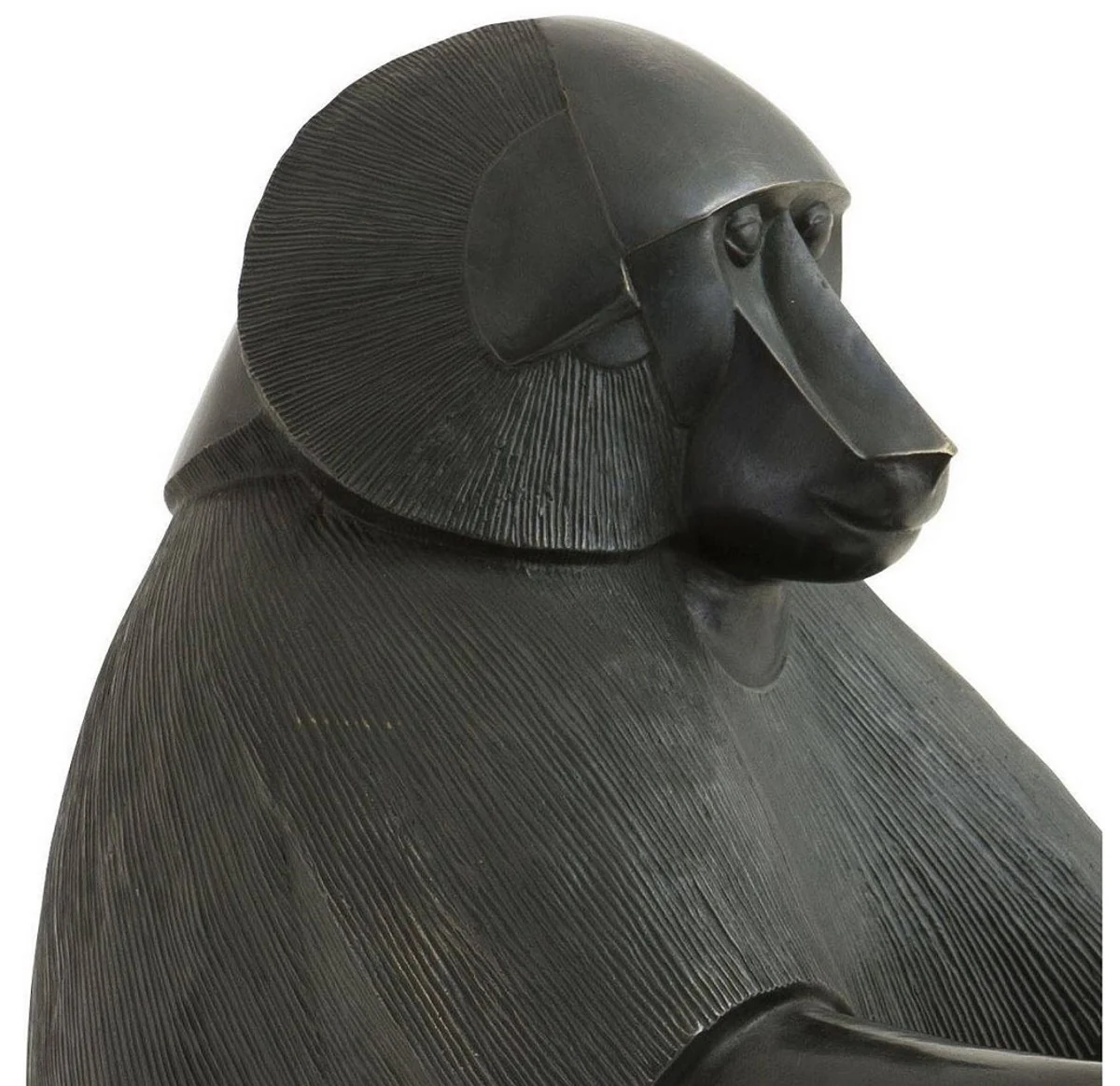 Casa Padrino Lámpara de Mesa de Bronce Art Deco de Lujo Simio Babuino Bronce / Oro 49 x 60 x H. 60 cm - Lámpara de Salón Art Deco - Calidad de Lujo