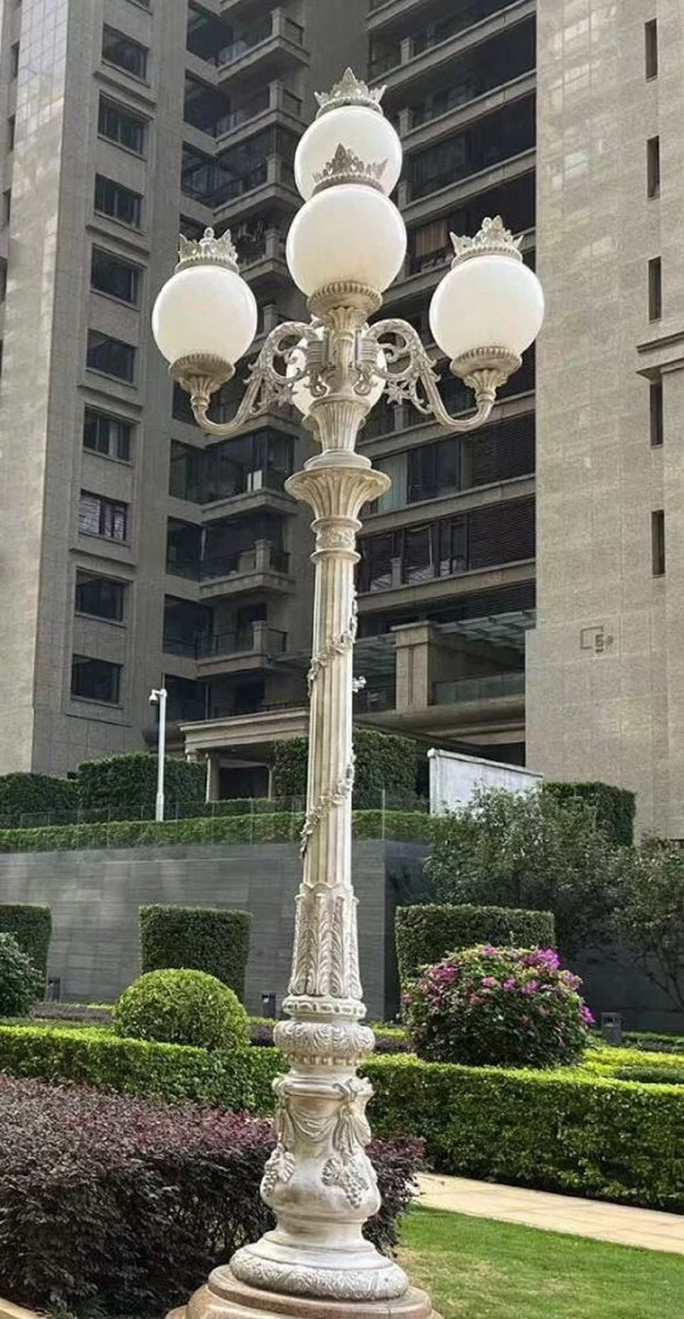 Casa Padrino linterna de calles barroco blanco antiguo / blanco ? 143 x A. 446 cm