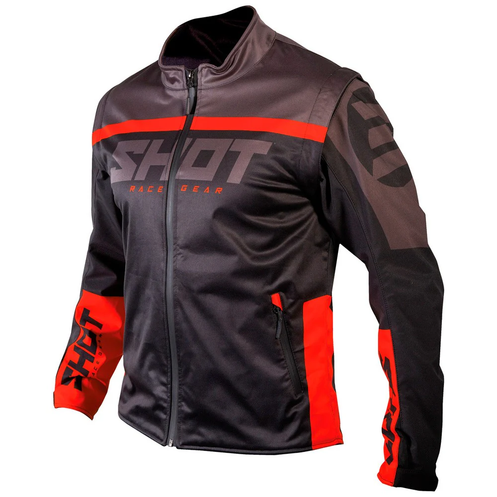 CHAQUETA SHOT LITE 2.0 - NEGRO / ROJO