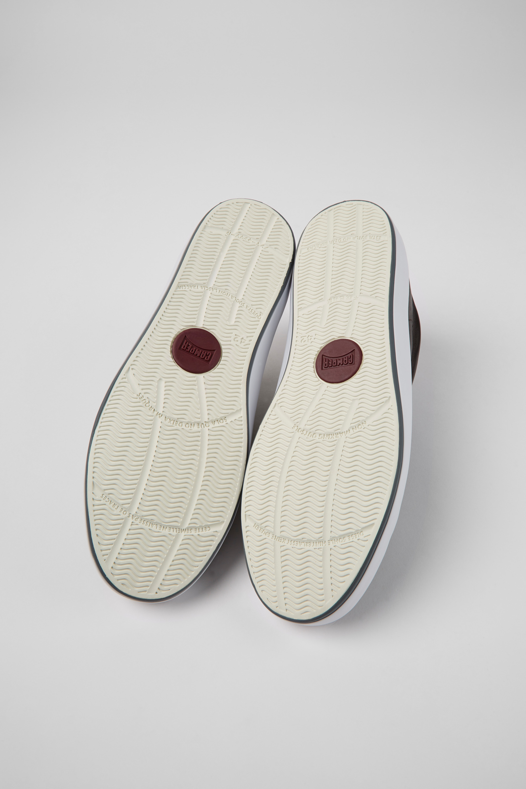 Andratx - Dark brown leather sneakers for men