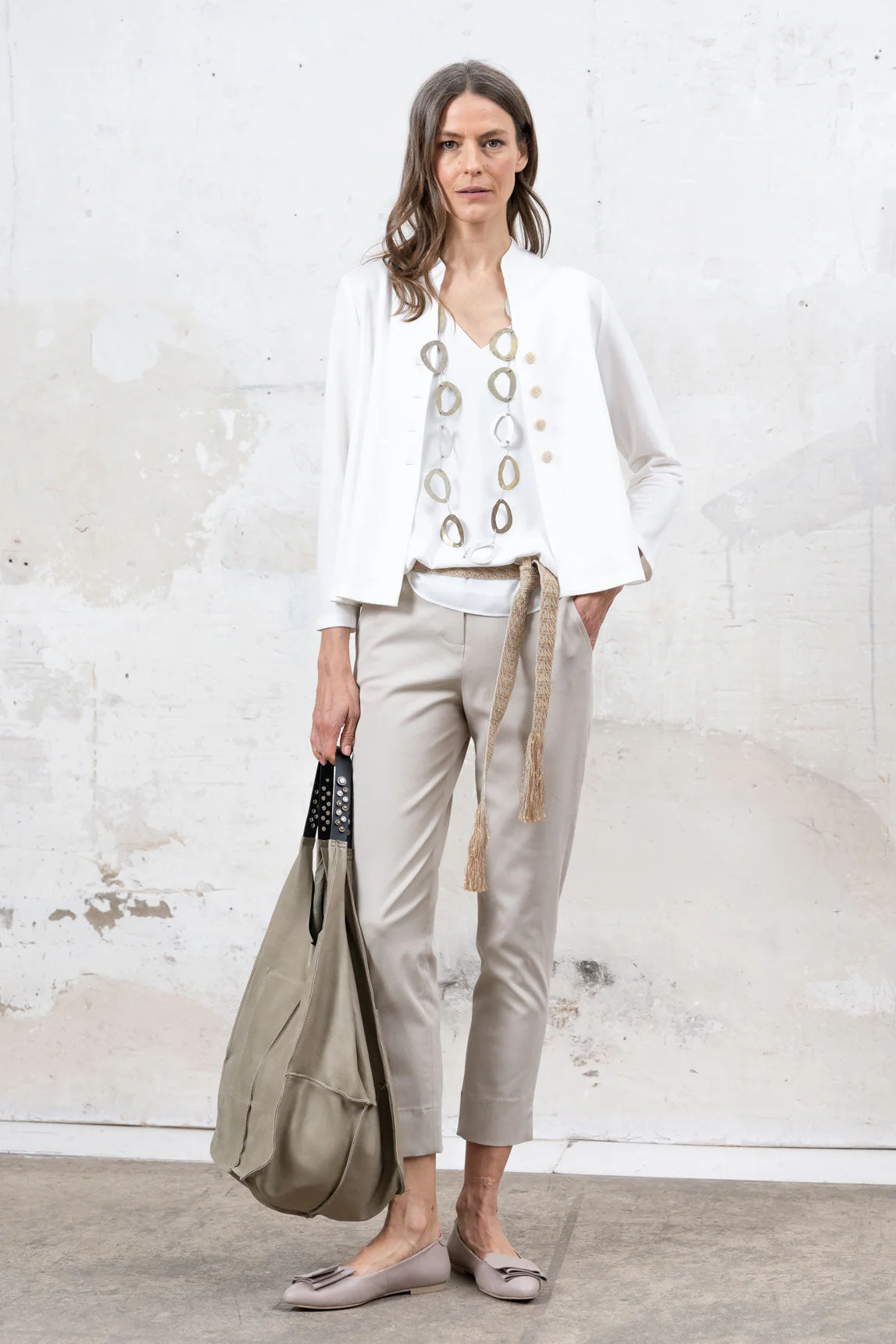 Rivera-spain Pantalón Firenze hueso