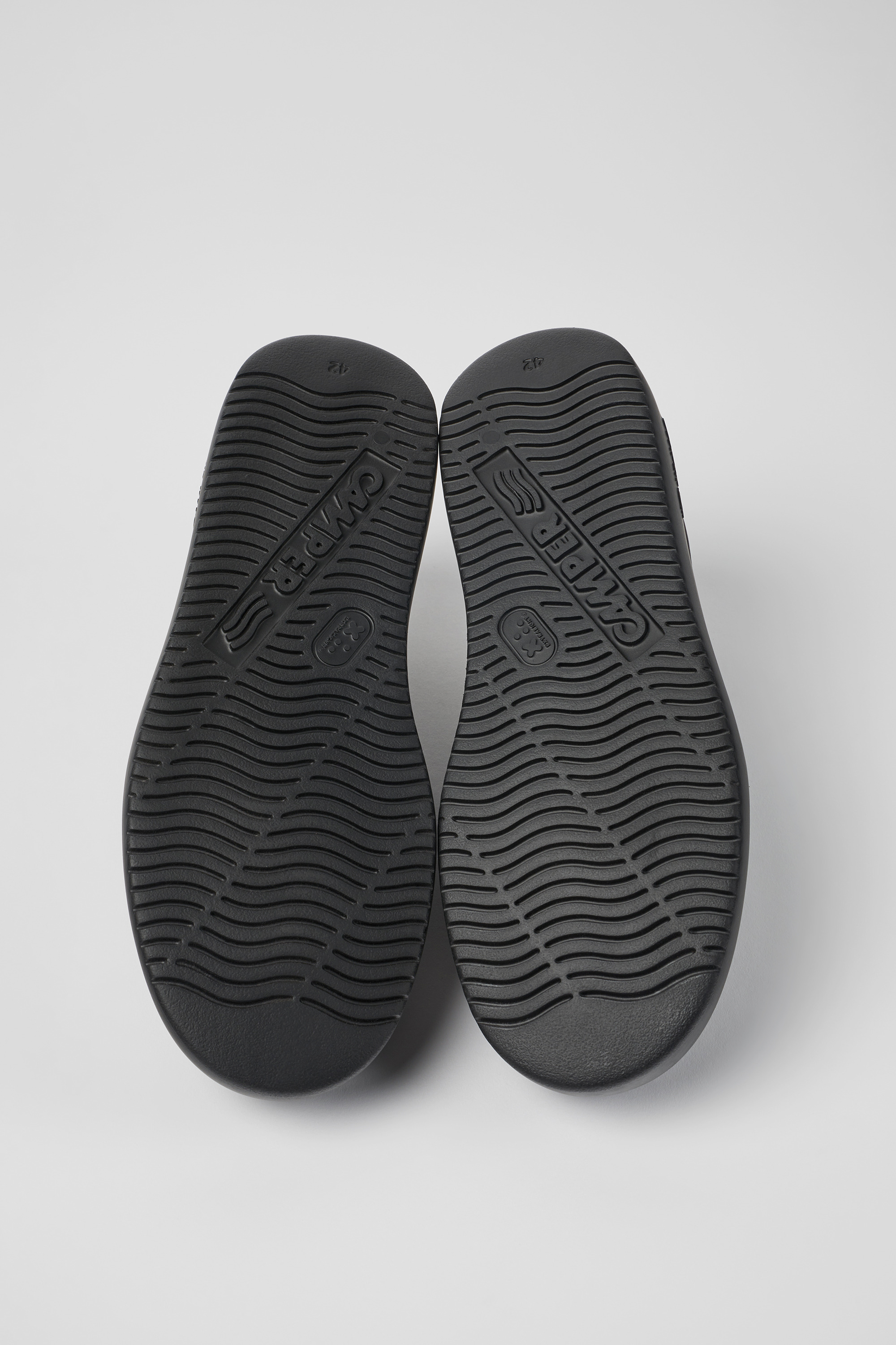 Runner K21 - Black leather sneakers for men