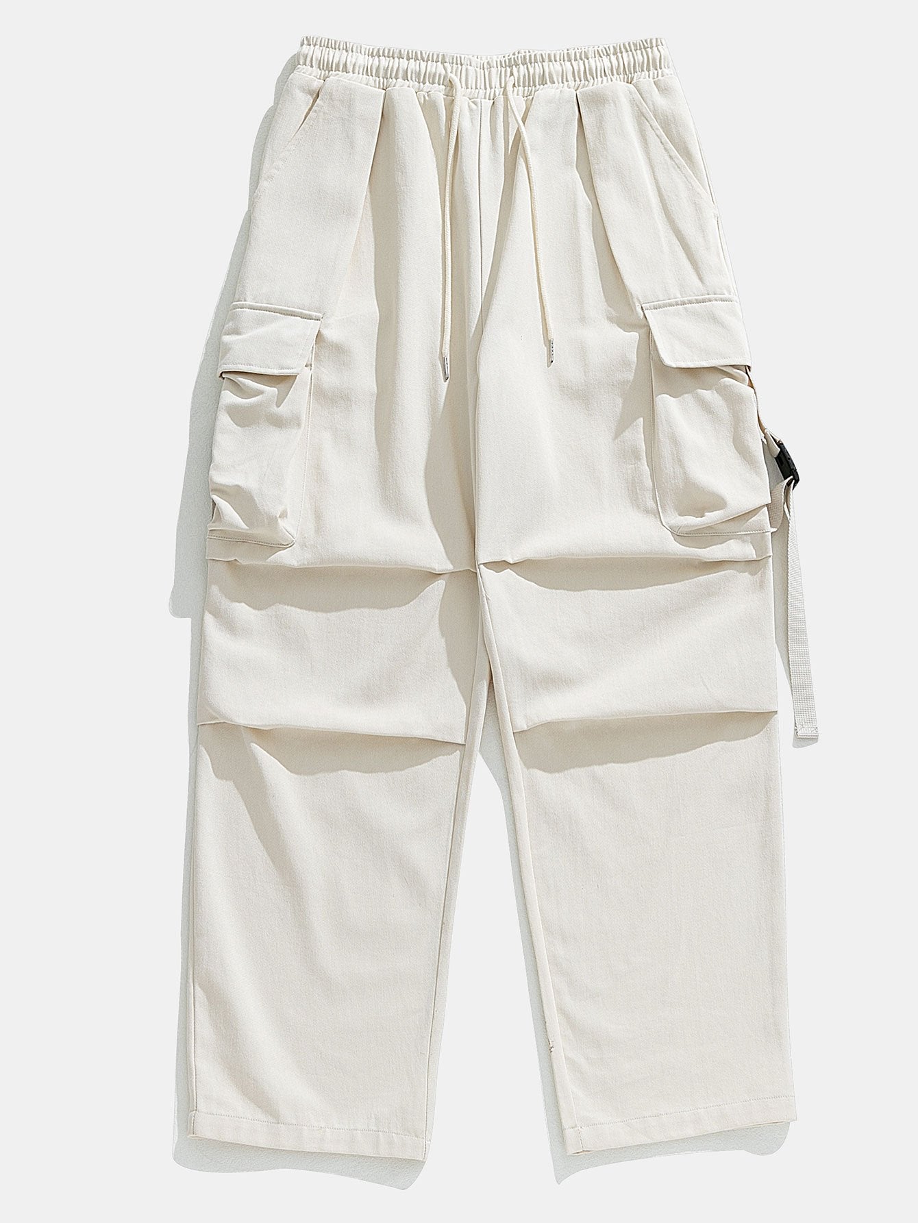 Relax Fit Straight Leg Parachute Cargo Pants