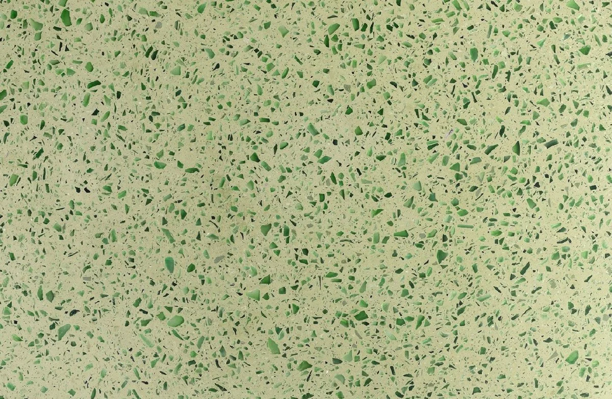 Casa Padrino mesa de centro de lujo verde ? 80 x A. 40 cm - Mesa de sal¨®n redonda de piedra natural en terrazo - Muebles de sal¨®n - Muebles de piedra natural - Muebles de lujo