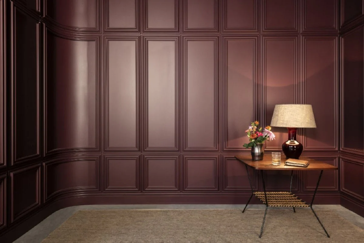 Casa Padrino panel de pared / panel de techo blanco 50 x 3,2 x A. 50 cm - Accesorios de Decoraci¨®n Barroco y Art Nouveau