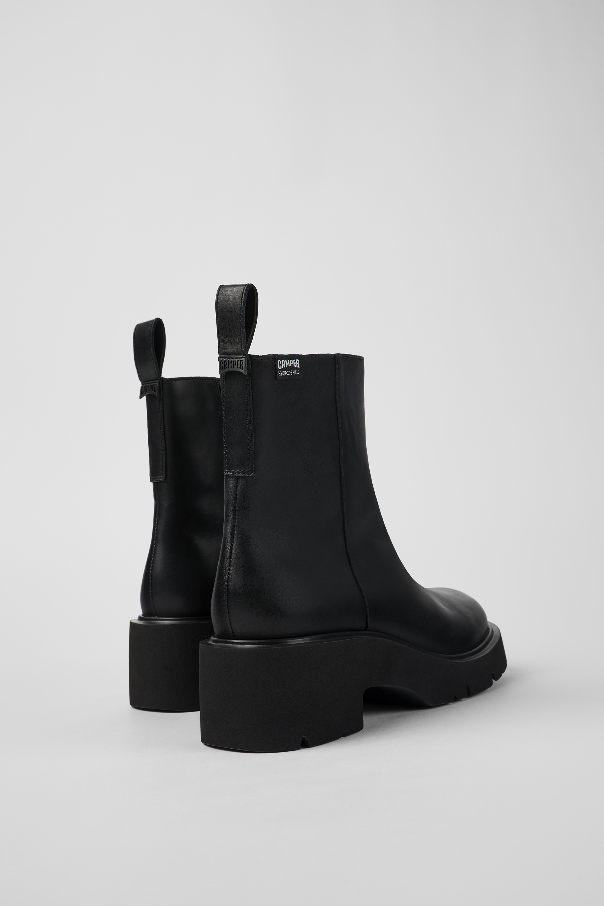 Milah HYDROSHIELD - Black leather boots for women