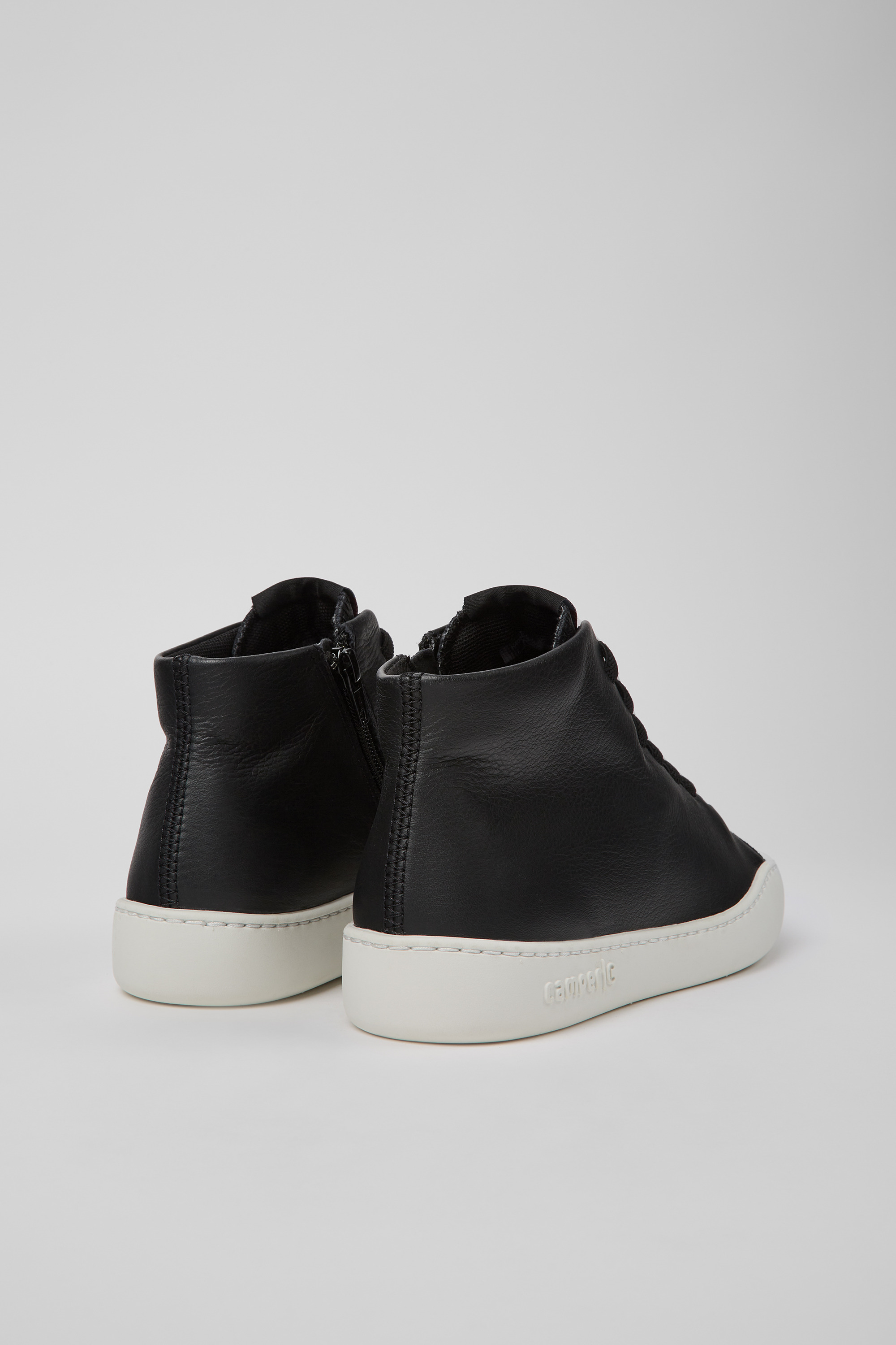 Peu Touring - Black leather sneakers for women