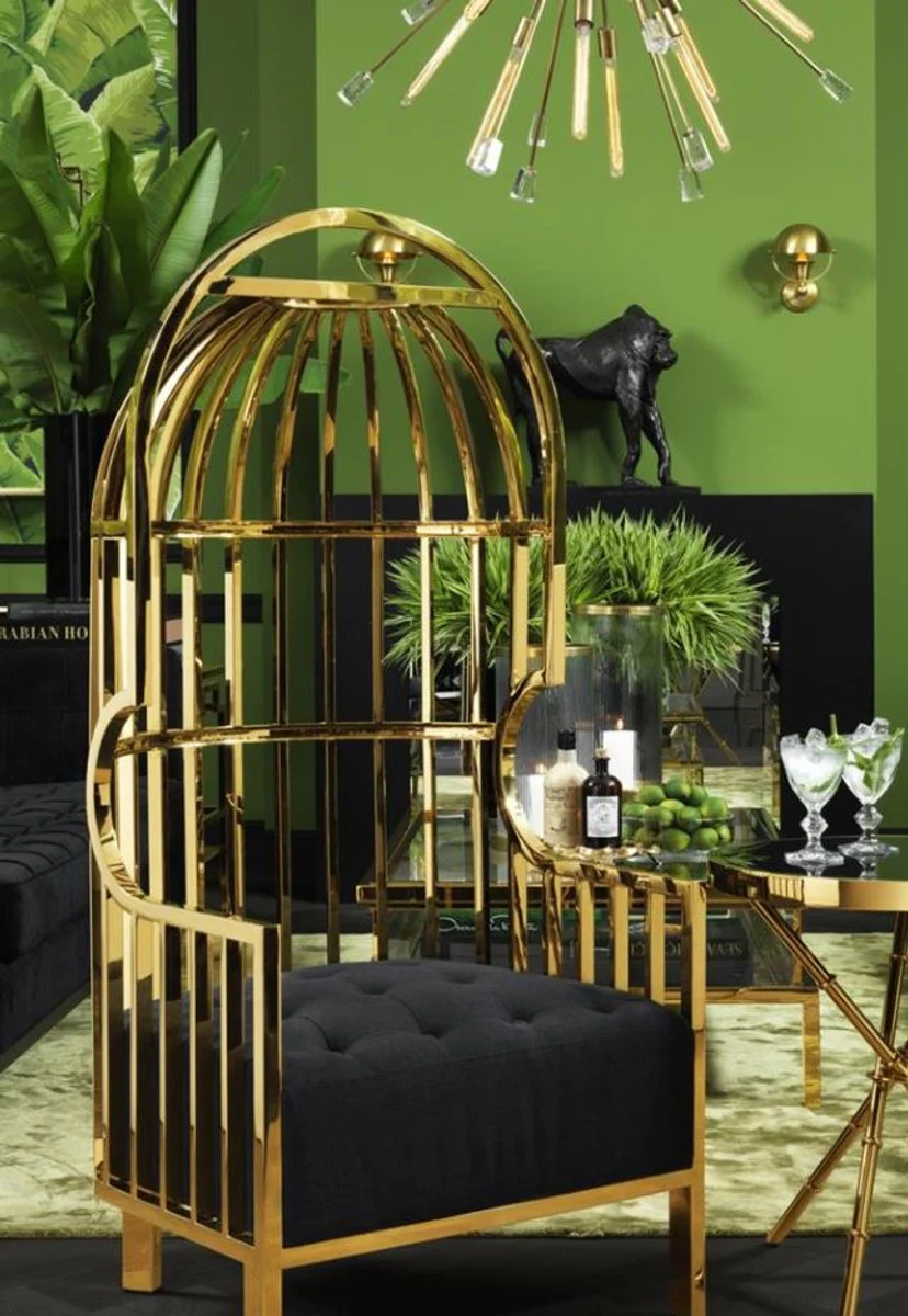 Casa Padrino mesa auxiliar de dise?o de lujo 52 x H. 60 cm - Edici¨®n limitada