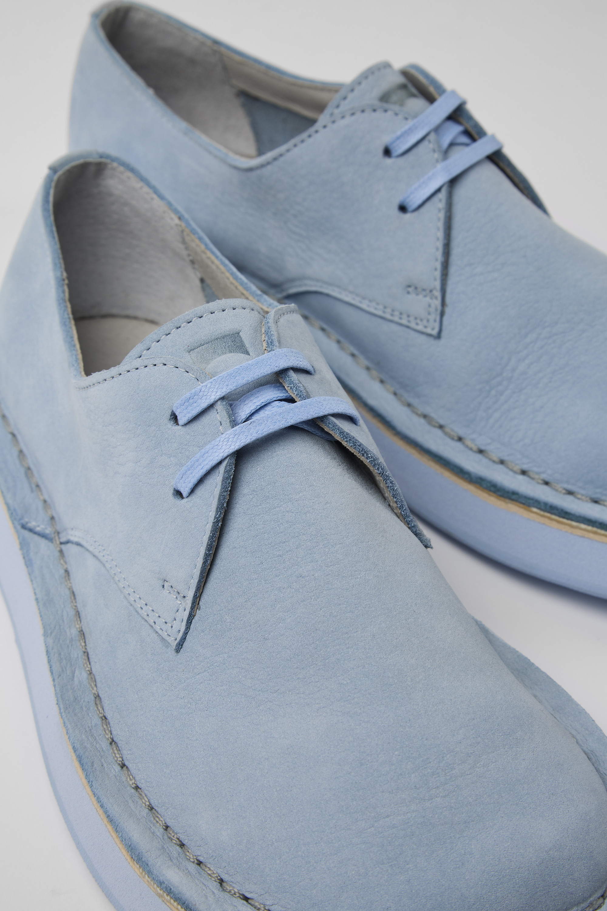 Brothers Polze - Blue leather shoes for women