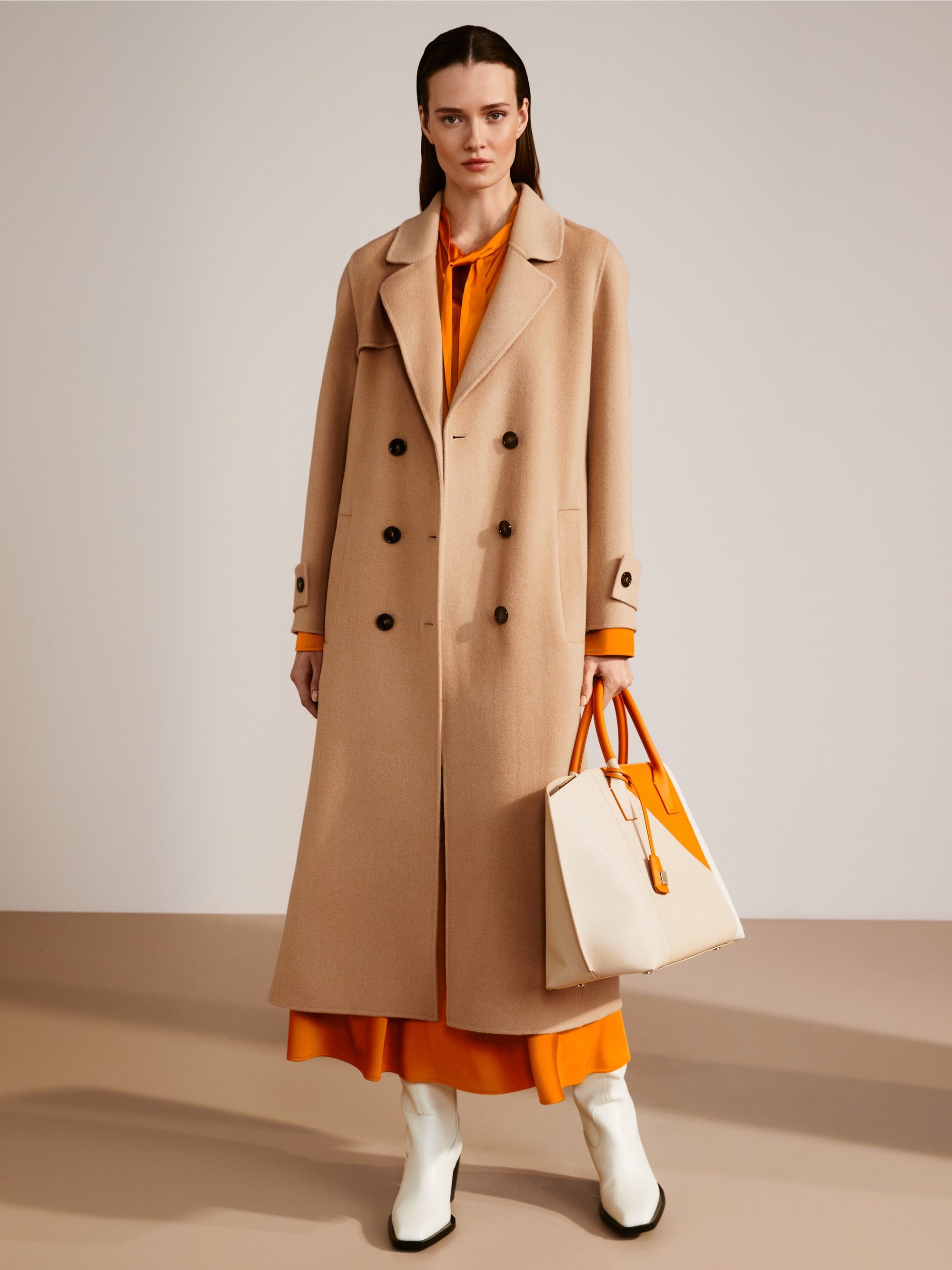 Marc-Cain Rethink Together satchel bag with patch