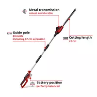 Cl. Telescopic Hedge Trimmer GC-HH 18/45 Li T-Solo