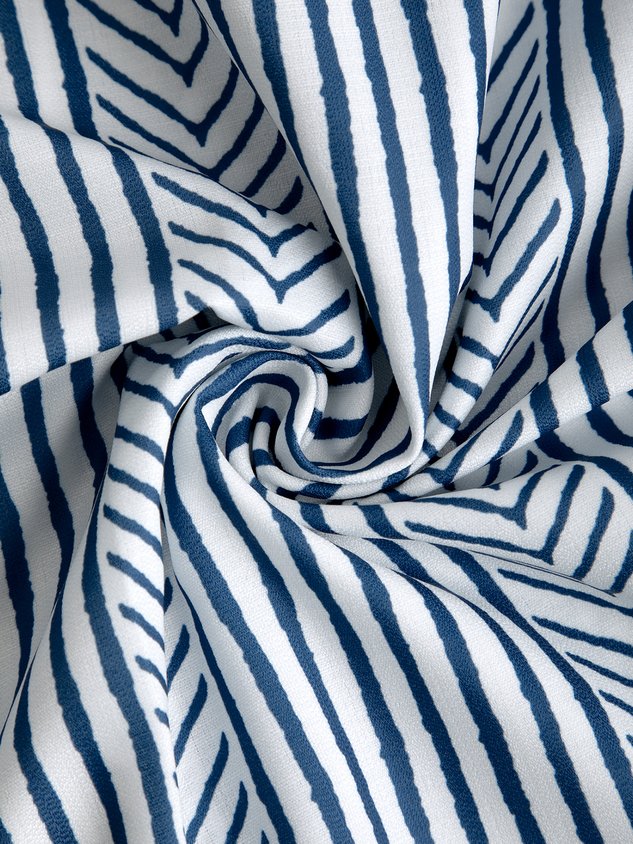 Shirts For Father Retro Striped Chest Pocket Short Sleeve Shirt