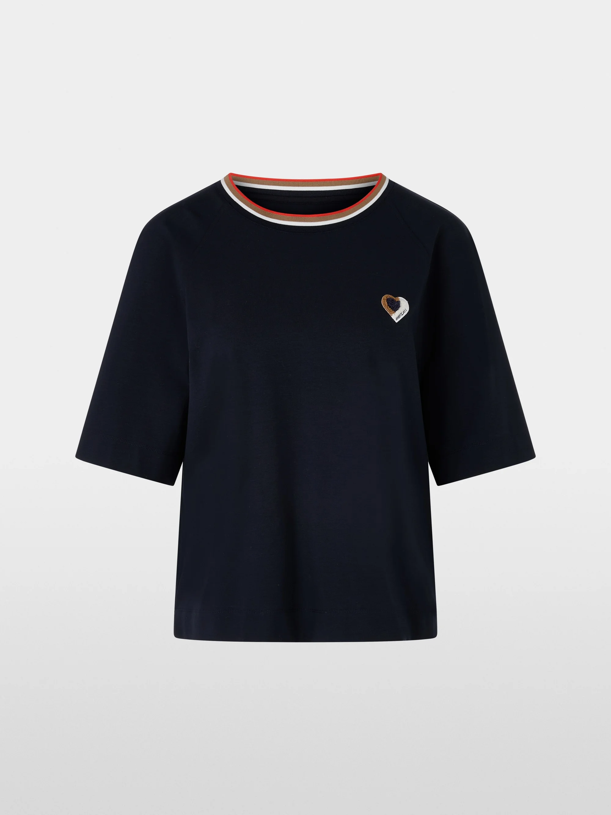 Marc-Cain Cropped short-sleeve T-shirt