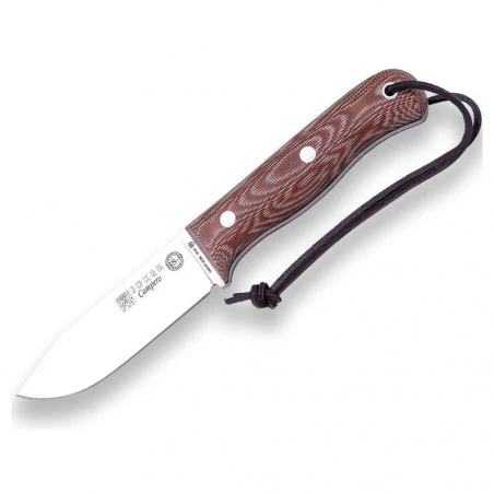 Joker BS9 Campero Canvas Micarta con ferrocerio - Cuchillo de supervivencia y bushcraft