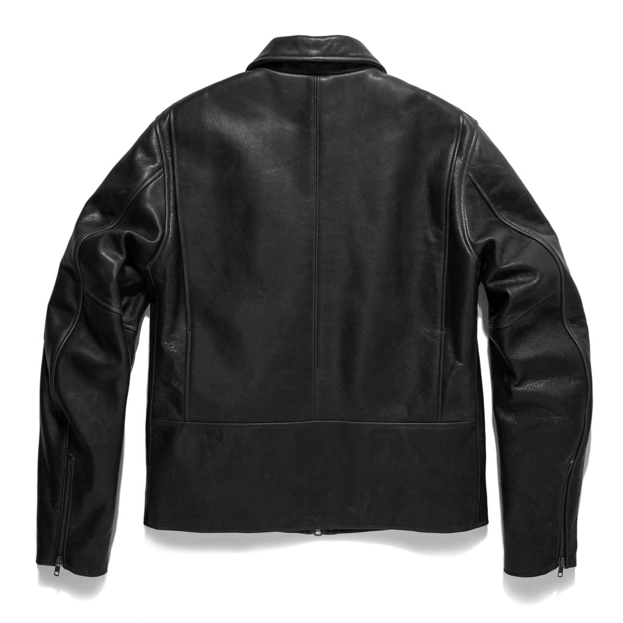 The Moto Jacket in Black Steerhide