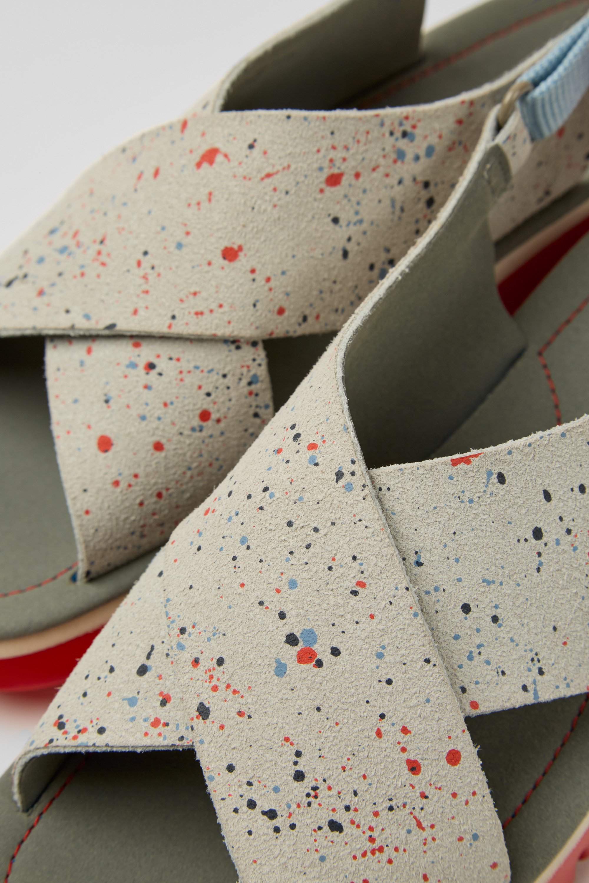 Oruga - Multicolored sandals for women