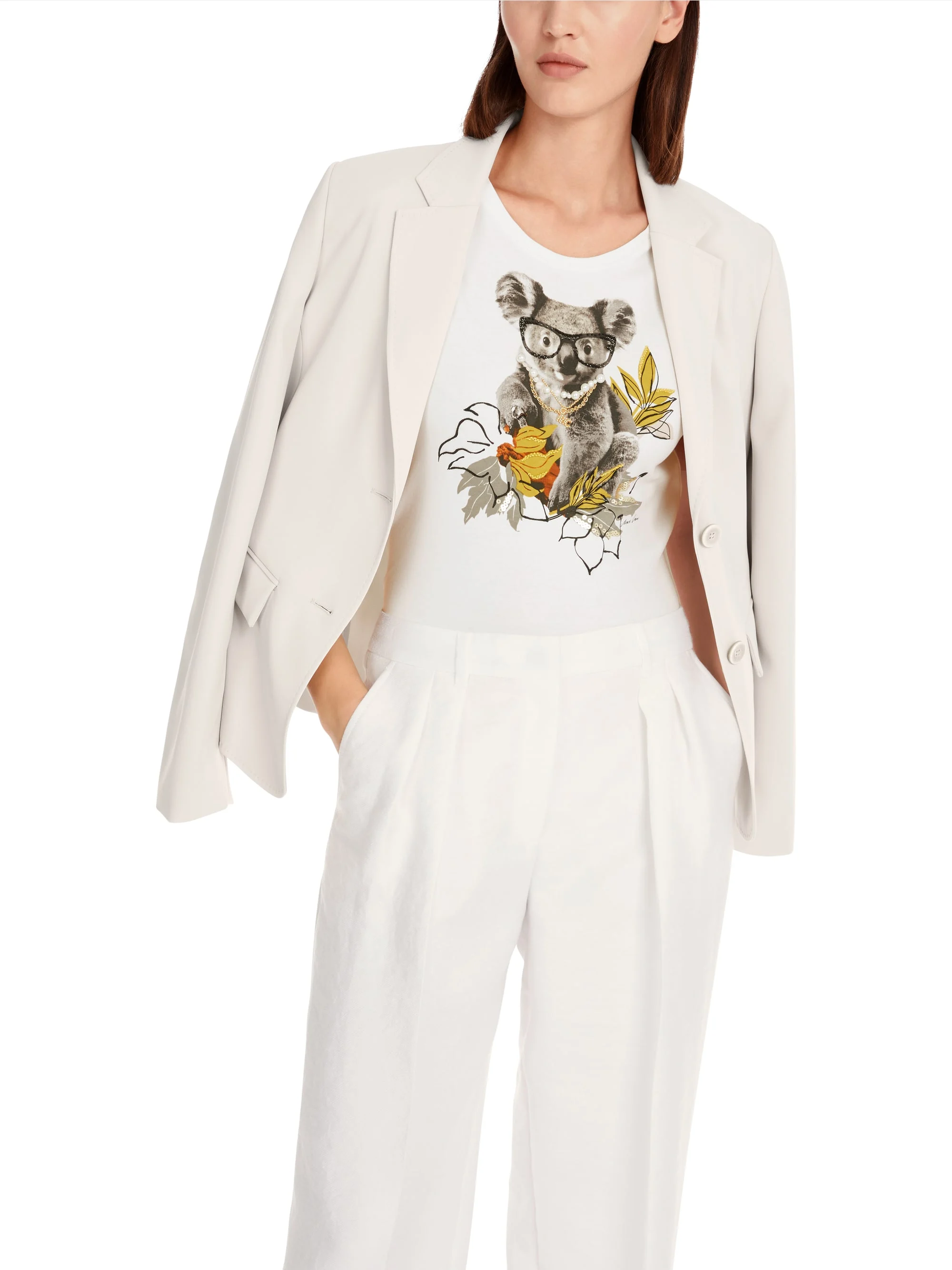 Marc-Cain T-shirt with 3D animal appliqué