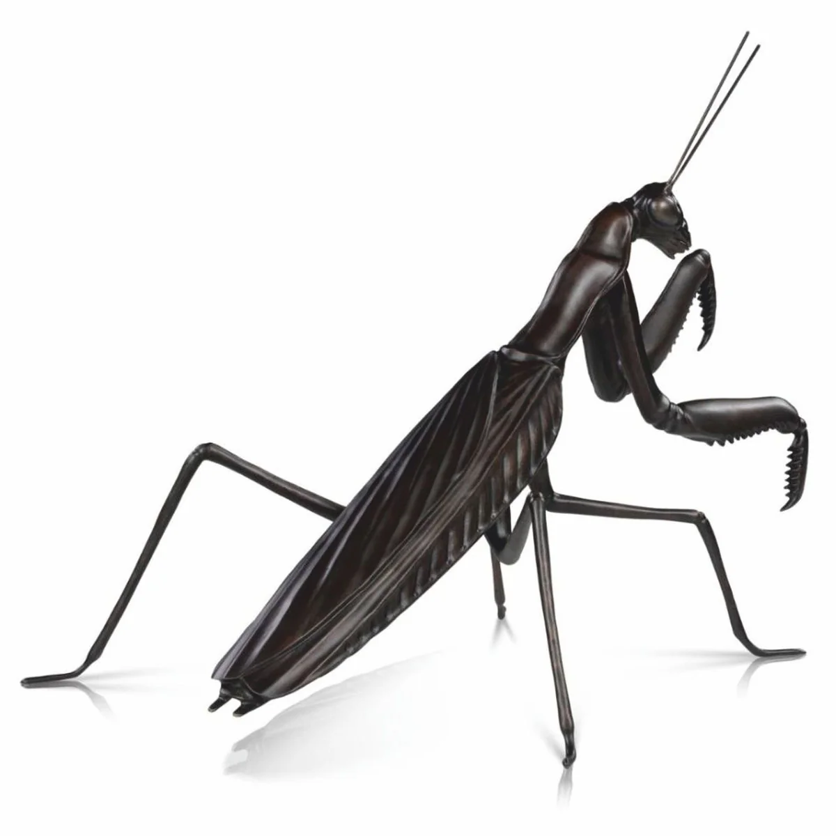 Casa Padrino Escultura de Mantis Religiosa de Bronce de Lujo 56 cm - Figura Decorativa