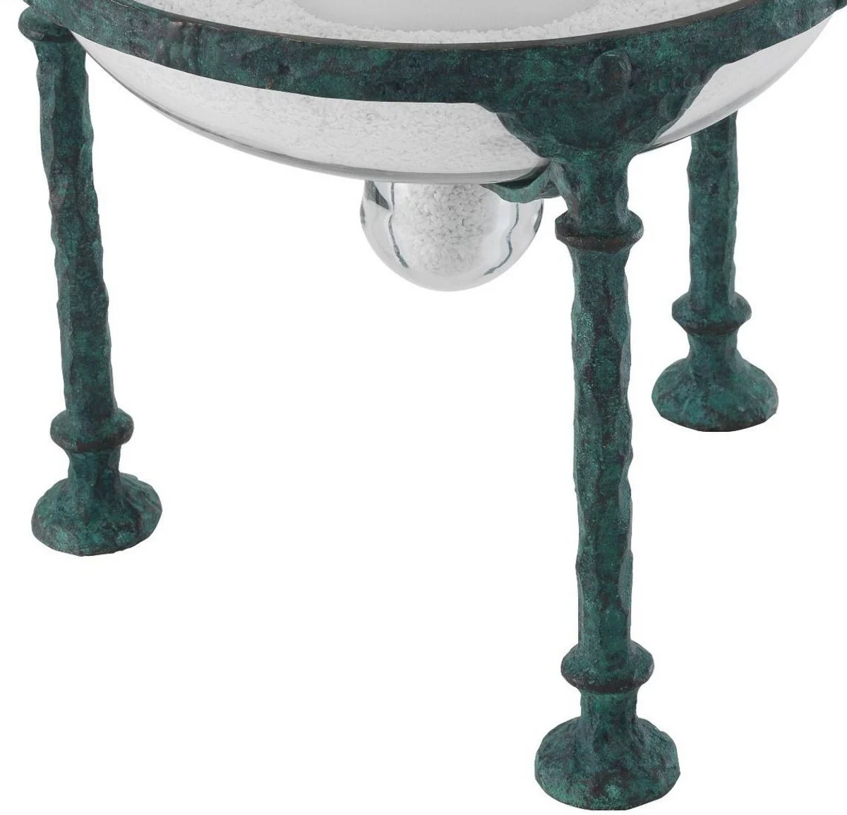 Casa Padrino portavela de lujo negro degradado ? 28,5 x H. 50 cm - Accesorios de Lujo