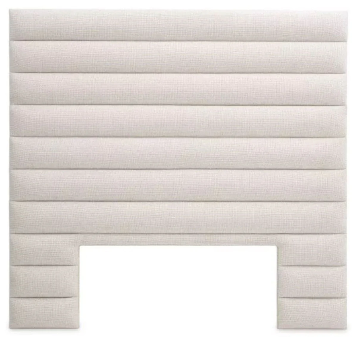 Casa Padrino cabecero de cama de lujo blanco 232 x 11,5 x A. 219,5 cm - Muebles de dormitorio - Muebles de hotel - Muebles de lujo - Interiores de dormitorio de lujo - Interiores de hotel