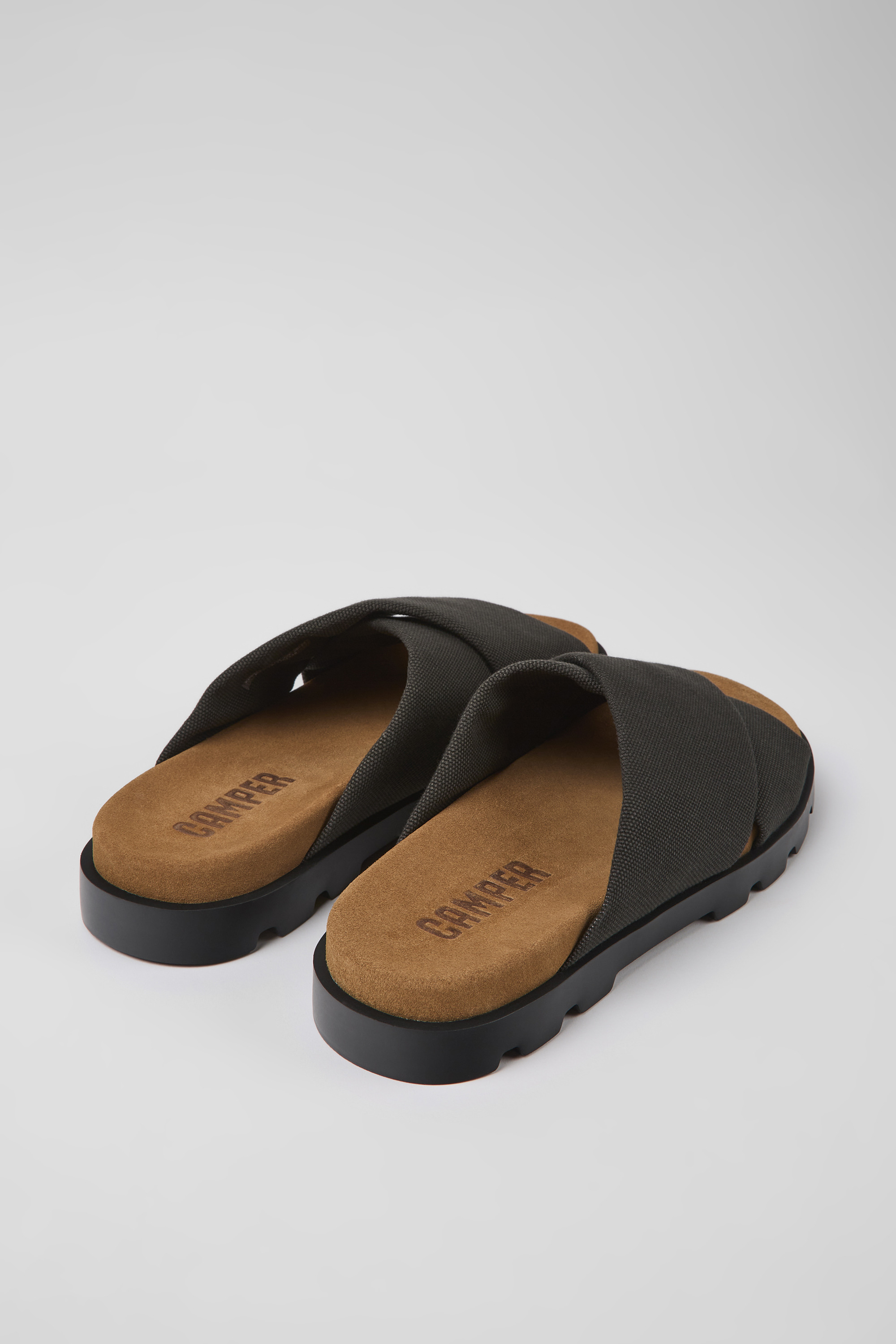 Brutus Sandal - Gray recycled cotton sandals for men
