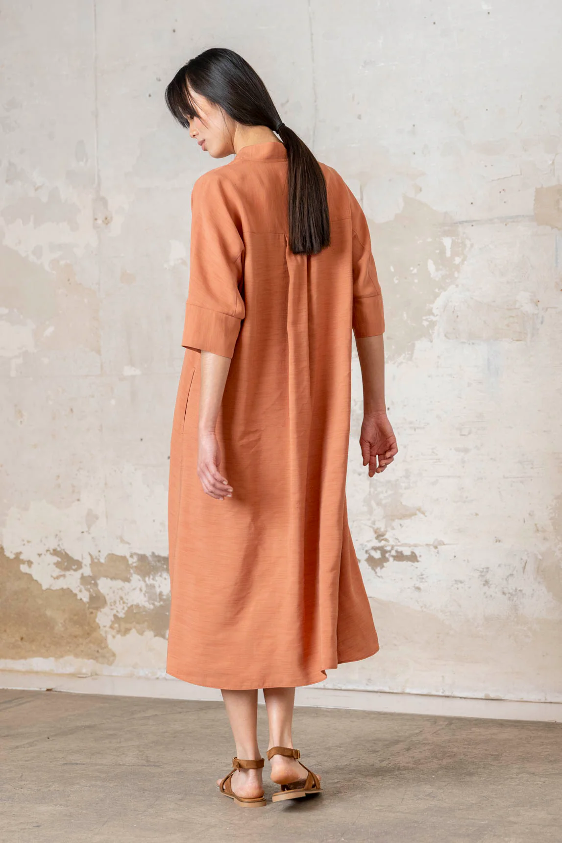 Rivera-spain Vestido Buccheri teja