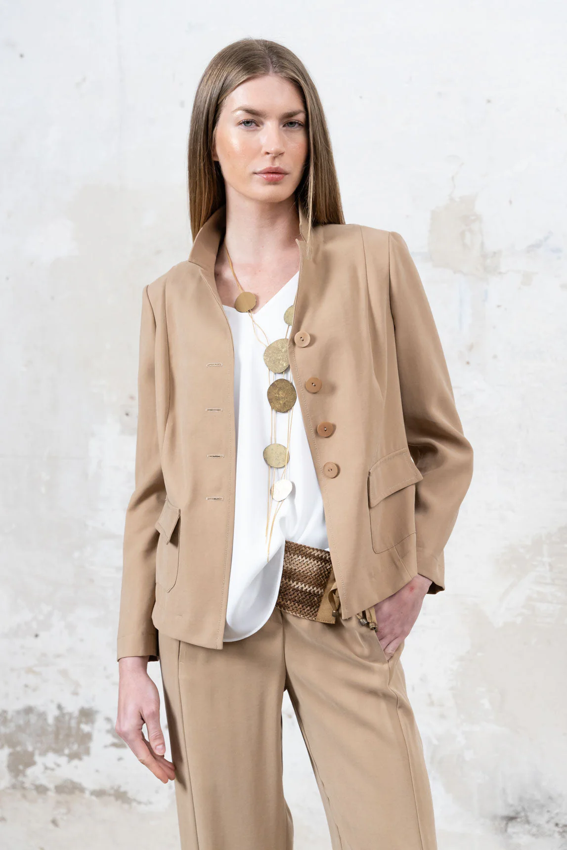 Rivera-spain Blazer Rochelle camel
