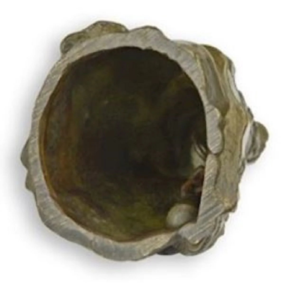 Casa Padrino Campana de Mesa Art Nouveau La Reina Bronce / Oro 5,9 x 5,2 x H. 9,4 cm - Campana de Servicio Campana de Bronce - Accesorios de Hostelería