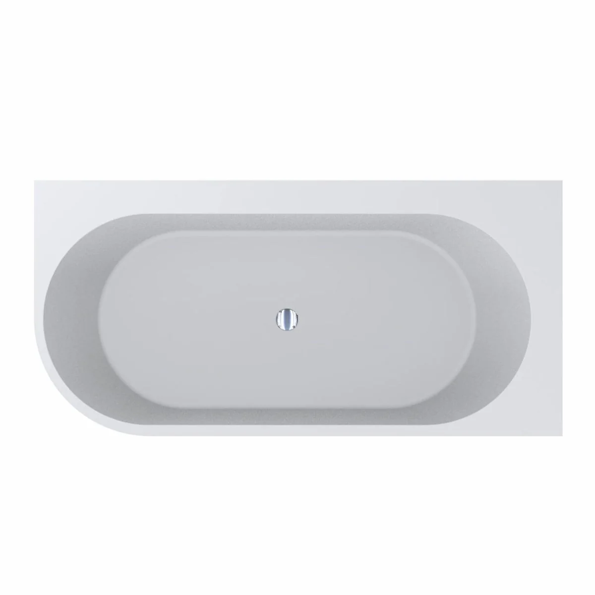 Casa Padrino bañera de lujo independiente blanco mate 190 cm - Muebles de baño