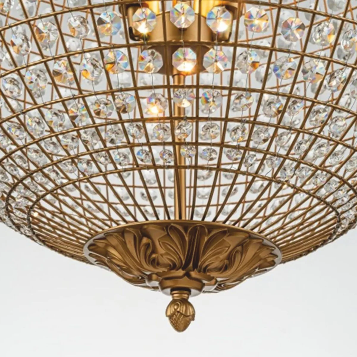 Casa Padrino l¨¢mpara de ara?a de cristal barroco oro ? 61 x Al. 80 cm - Luces barrocos