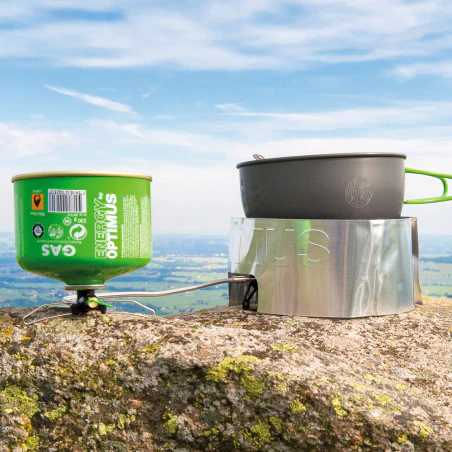 Optimus Gas 230G Butane/Propane con válvula - Cartucho de gas