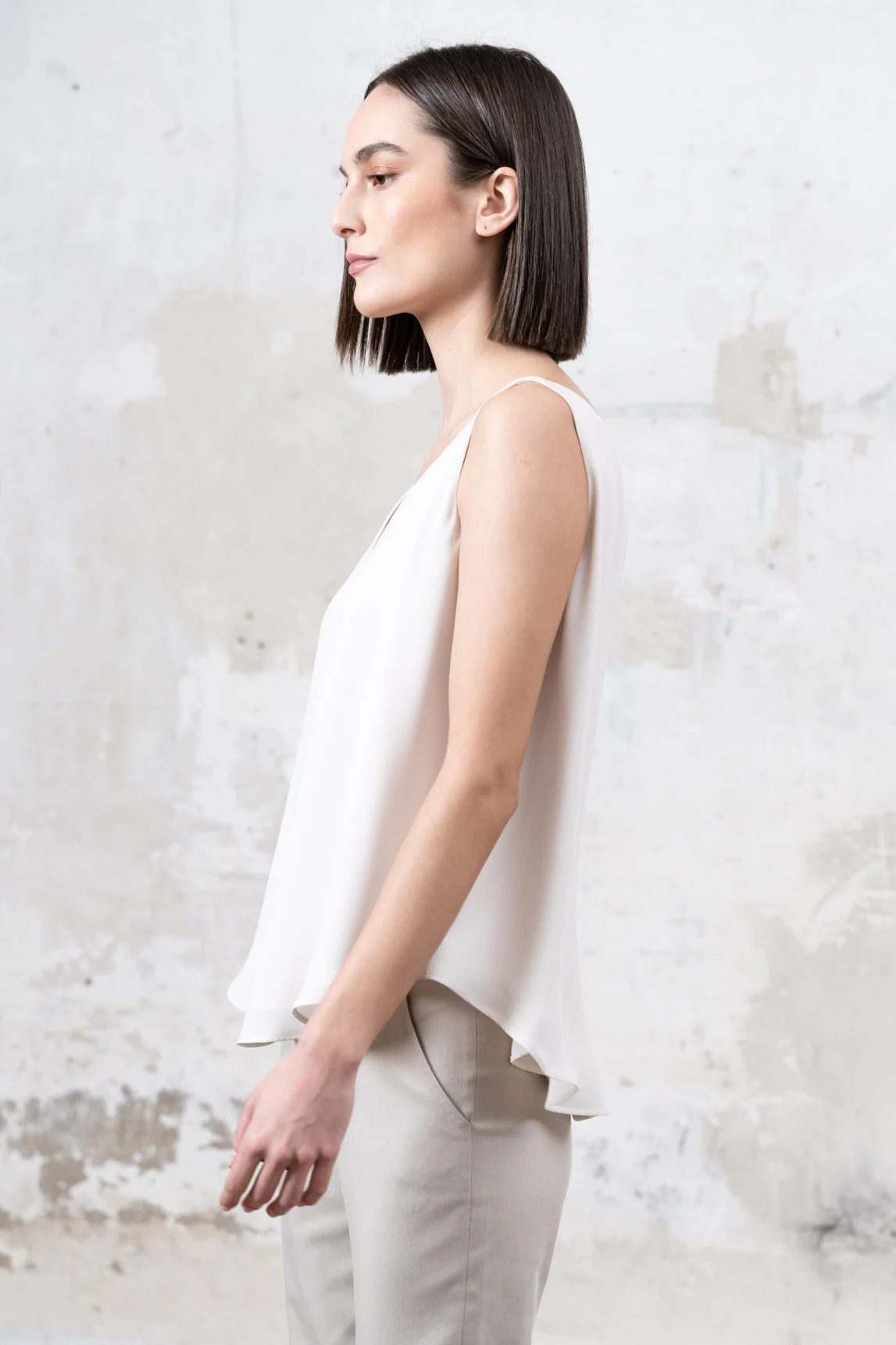 Rivera-spain Top Brest crudo