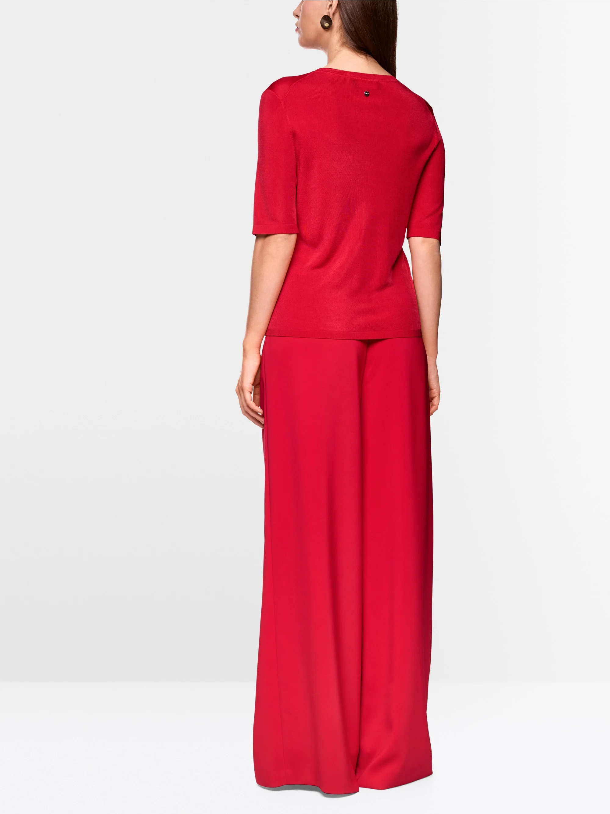 Marc-Cain Short jumper with round neckline